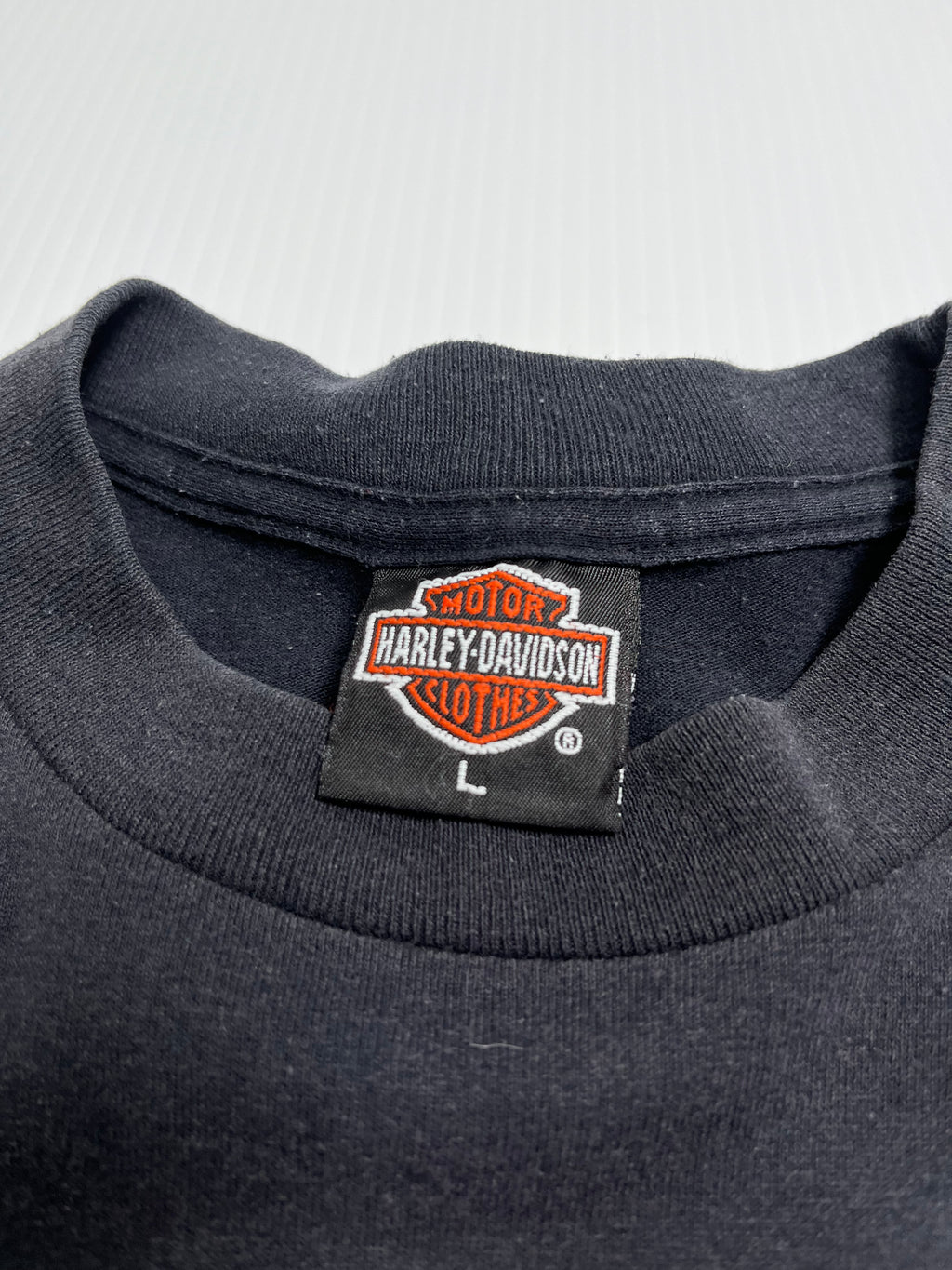 1990 Harley Davidson 3D Emblem Leader of the Pack Tee L
