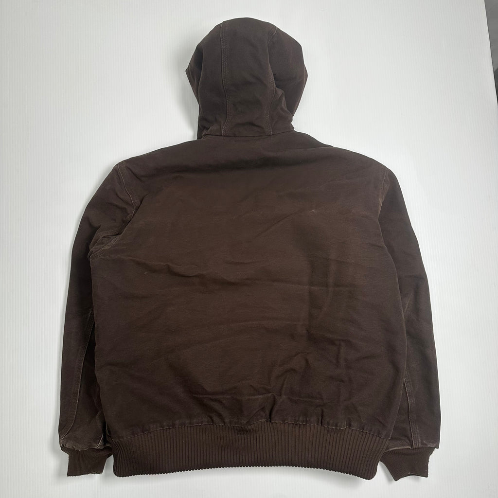 Vintage Carhartt Full Zip Active Hooded Jacket L