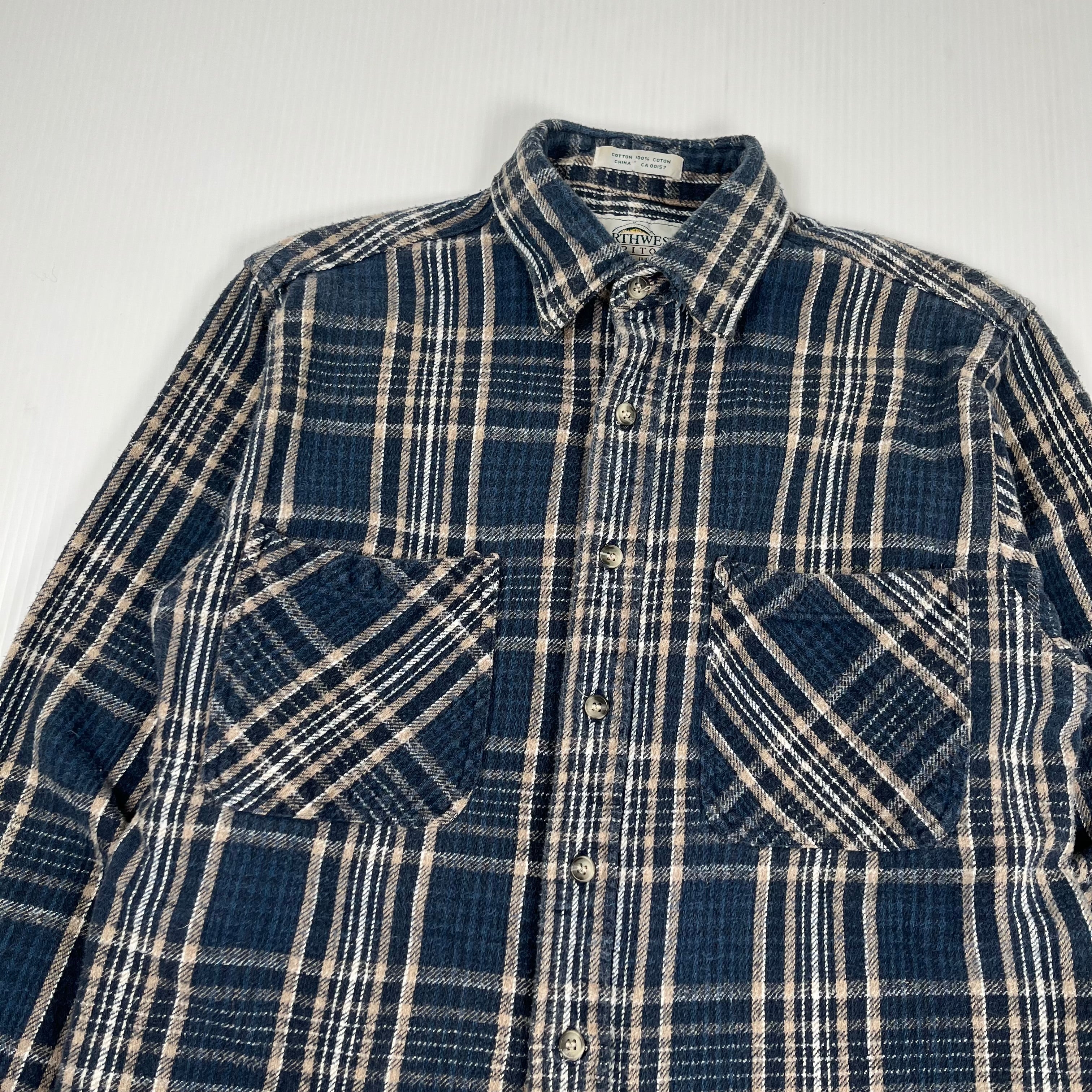 Northwest Territory Heavy Plaid Flannel Shirt M