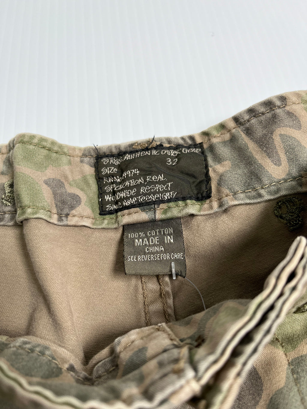 Stussy Outer Gear Skull Camo Cargo Pants 32
