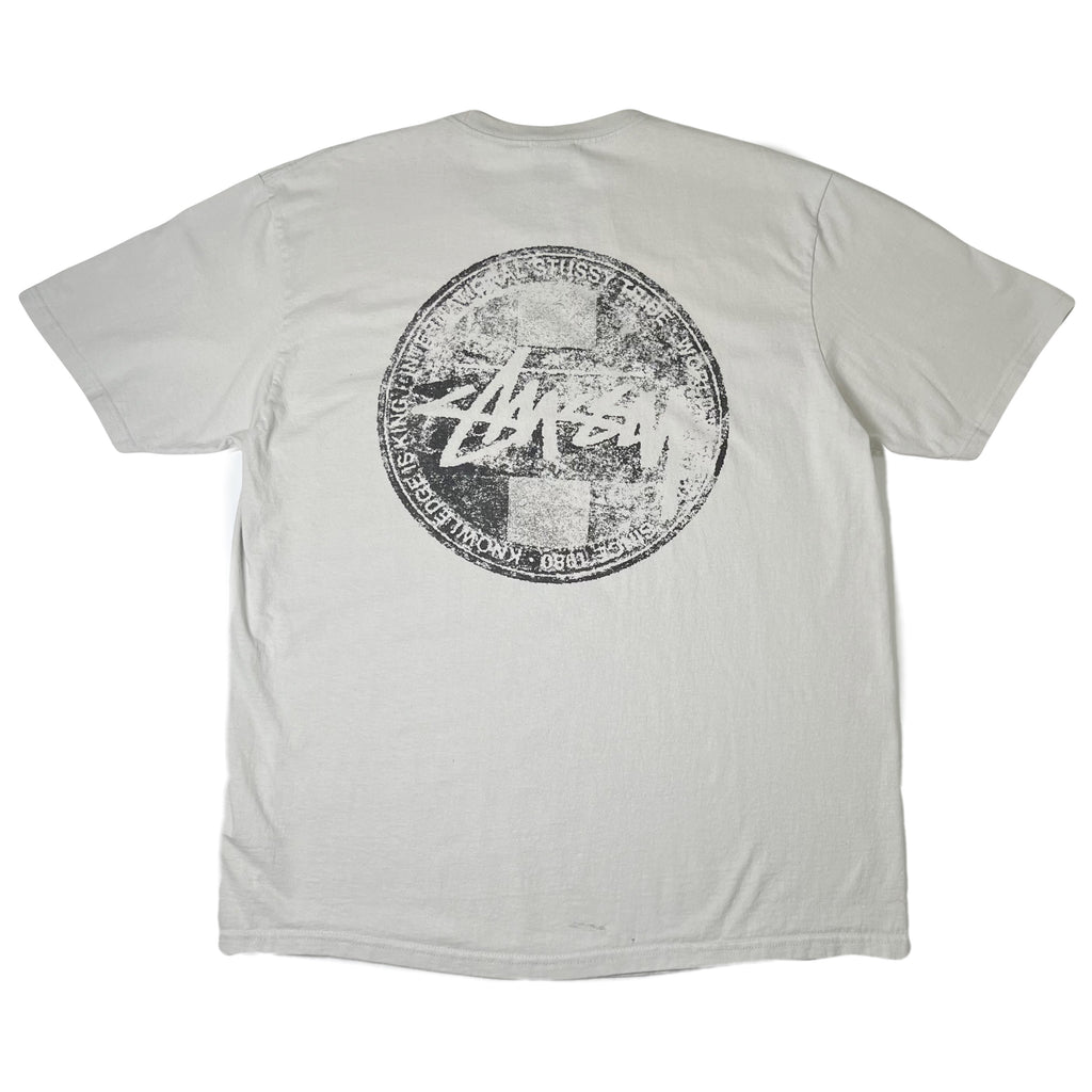 Stussy Faded Circle Logo Graphic Tee L