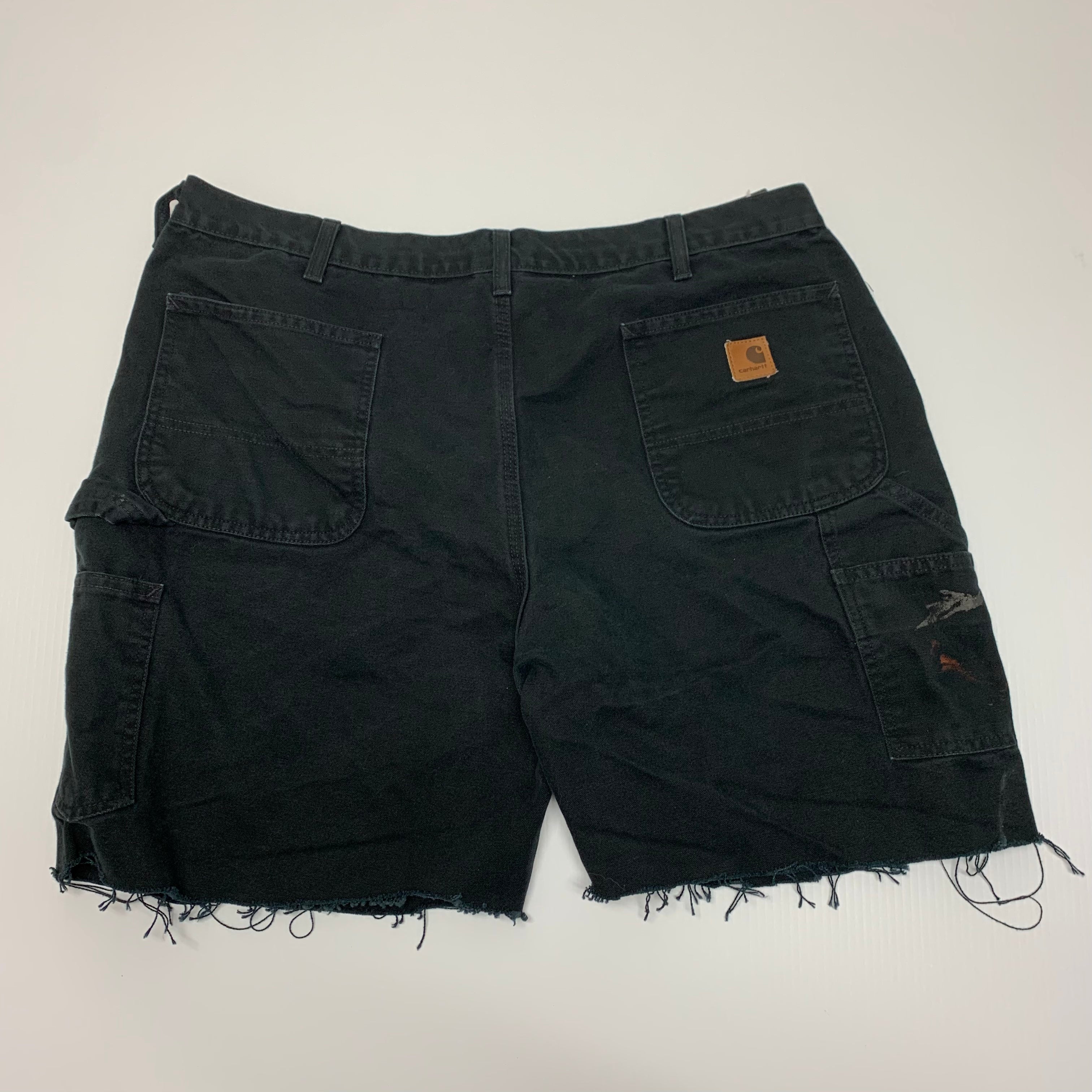 Black Carhartt Cutoff Jorts 38