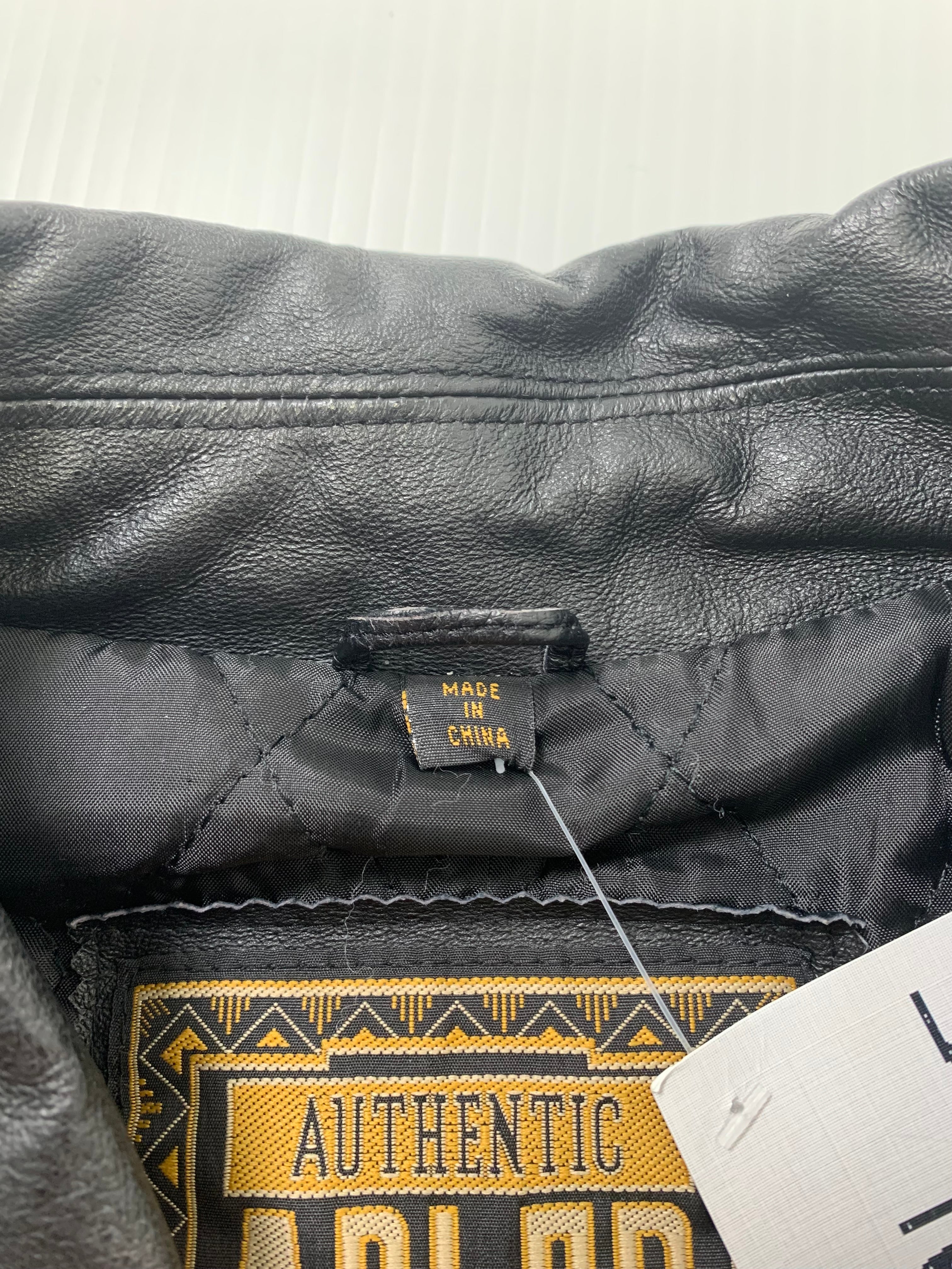 Vintage Adler Leather Bomber Jacket M