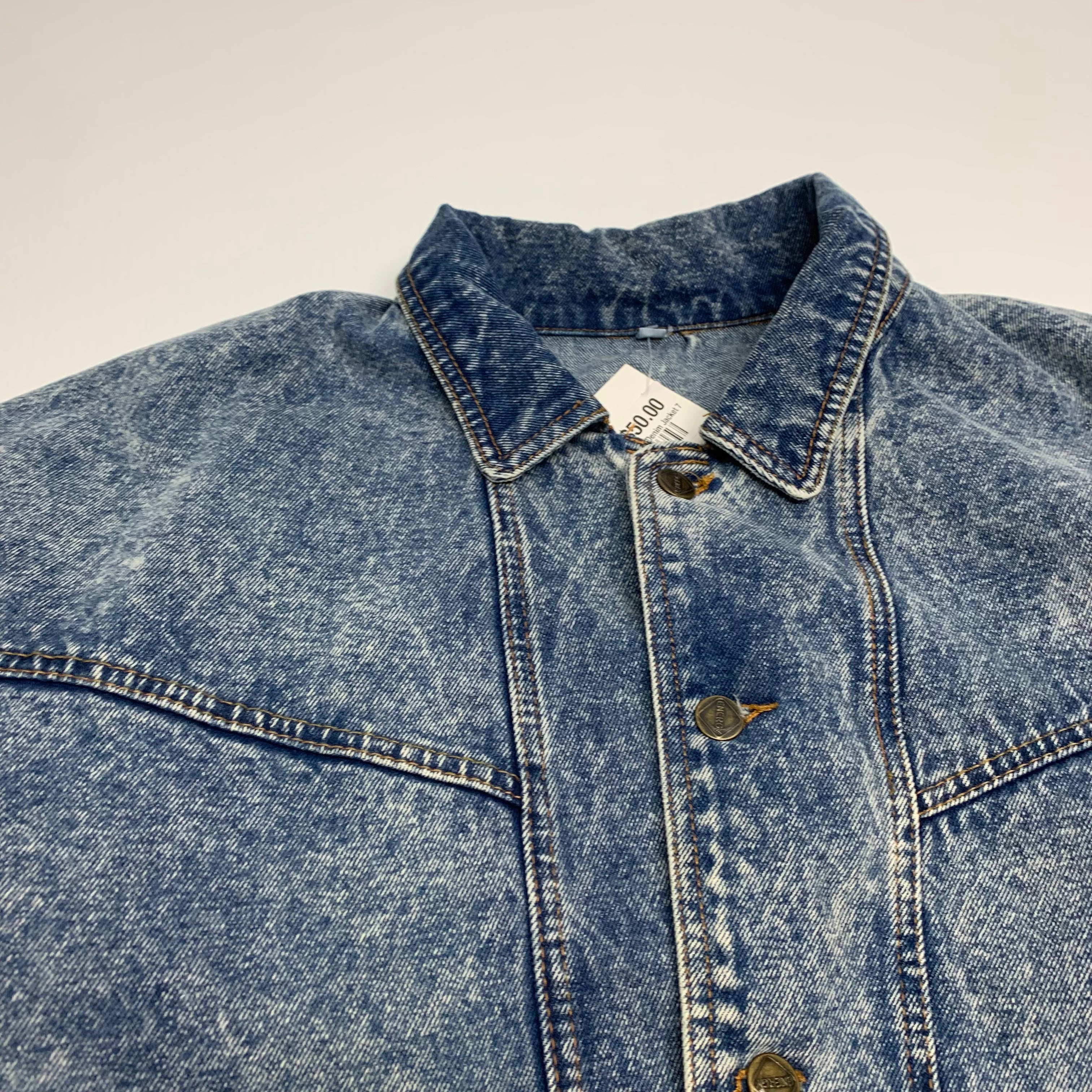 Vintage Acid Wash Denim Jacket 7