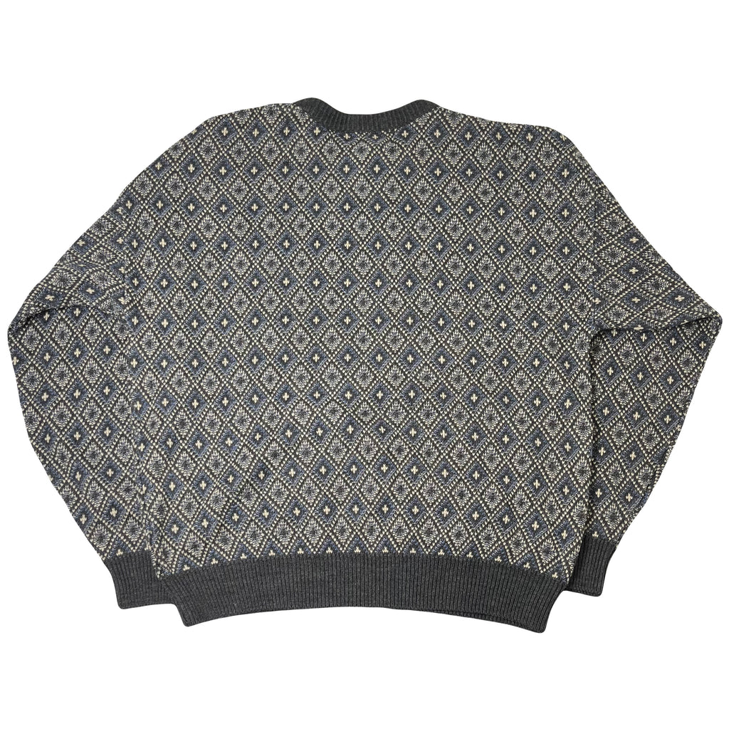 Jantzen Classics Diamond Pattern Knit Sweater XL