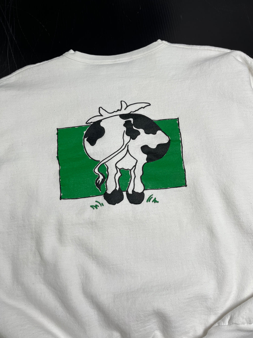 Vintage Dairyland Cow Crewneck M