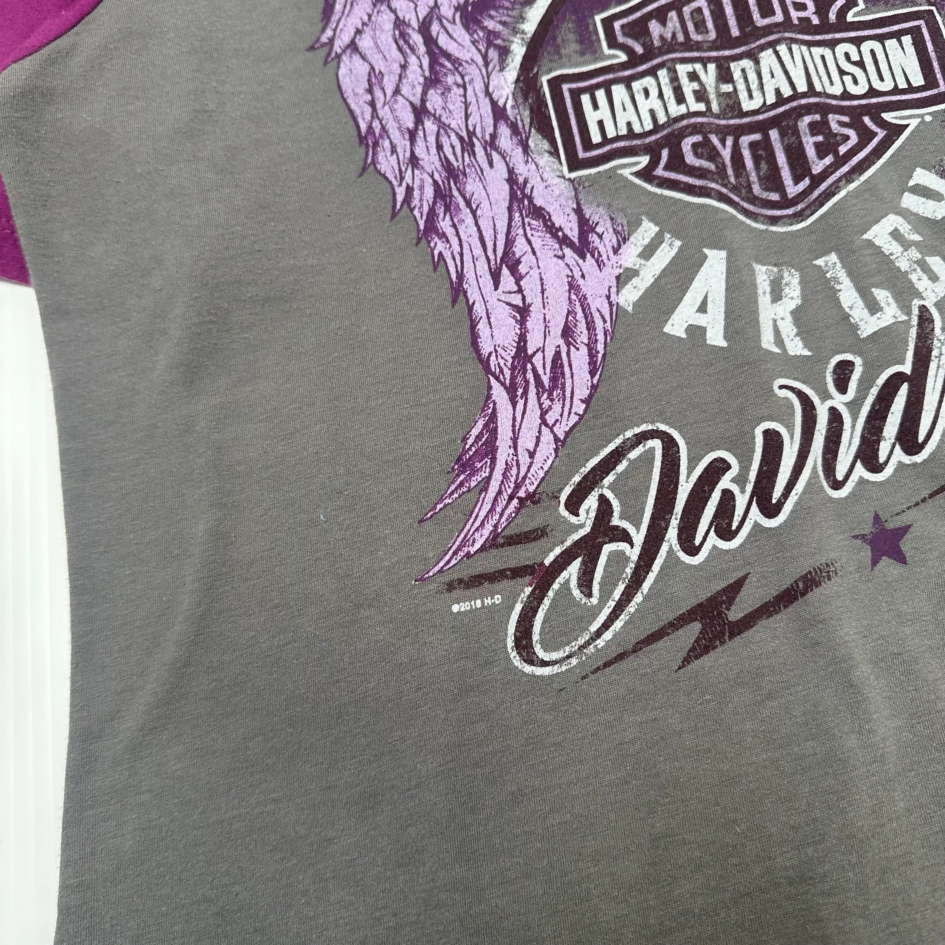 Harley Davidson Montana Raglan Tee Women's XL