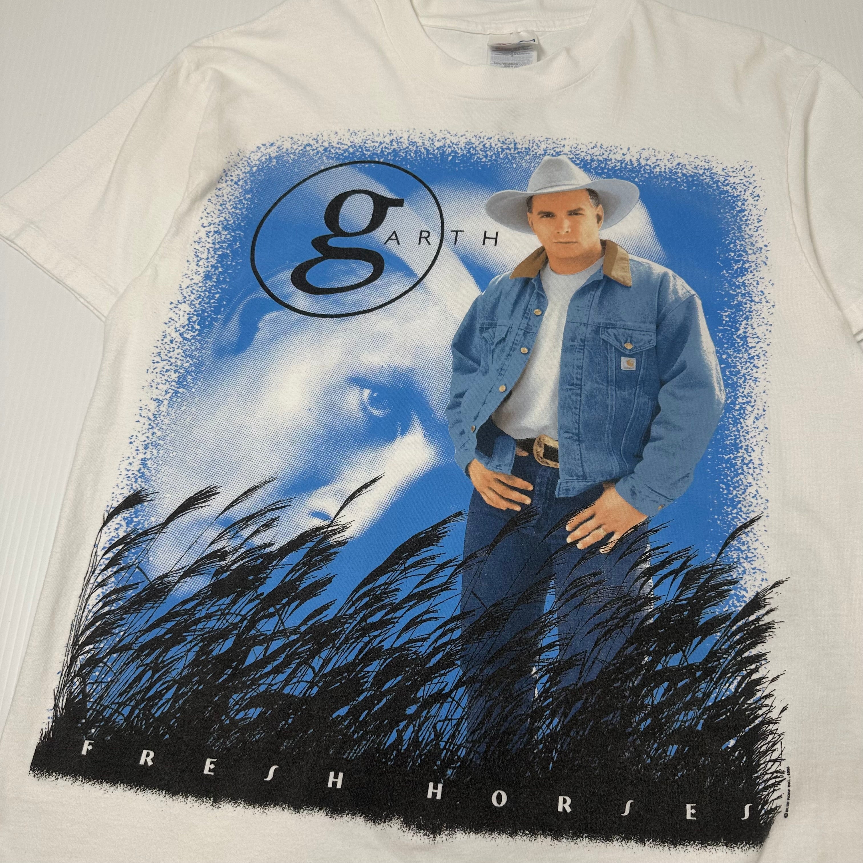 1996 Garth Brooks Fresh Horses World Tour Tee L