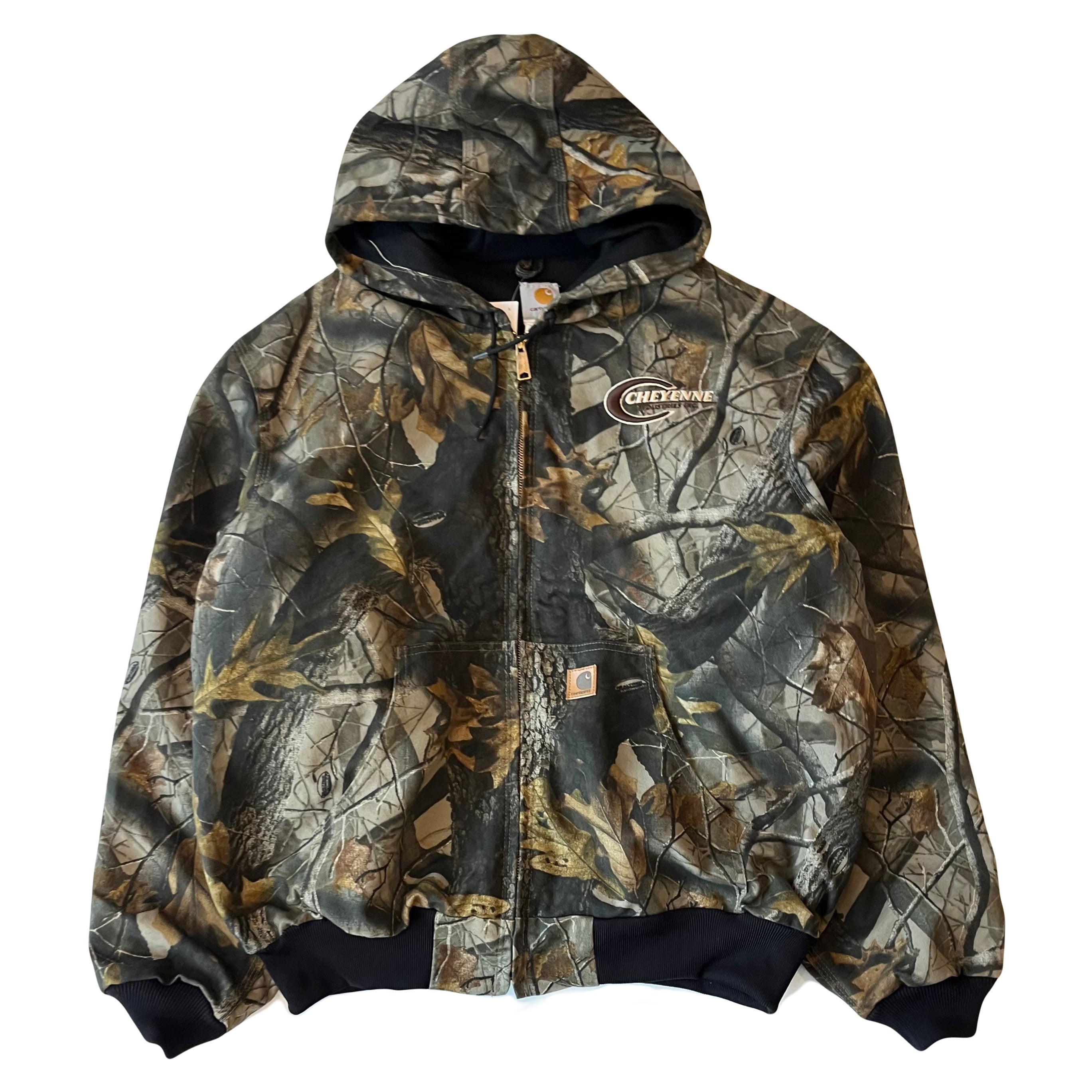 Vintage Carhartt Real Tree Hooded Zip Jacket XXL