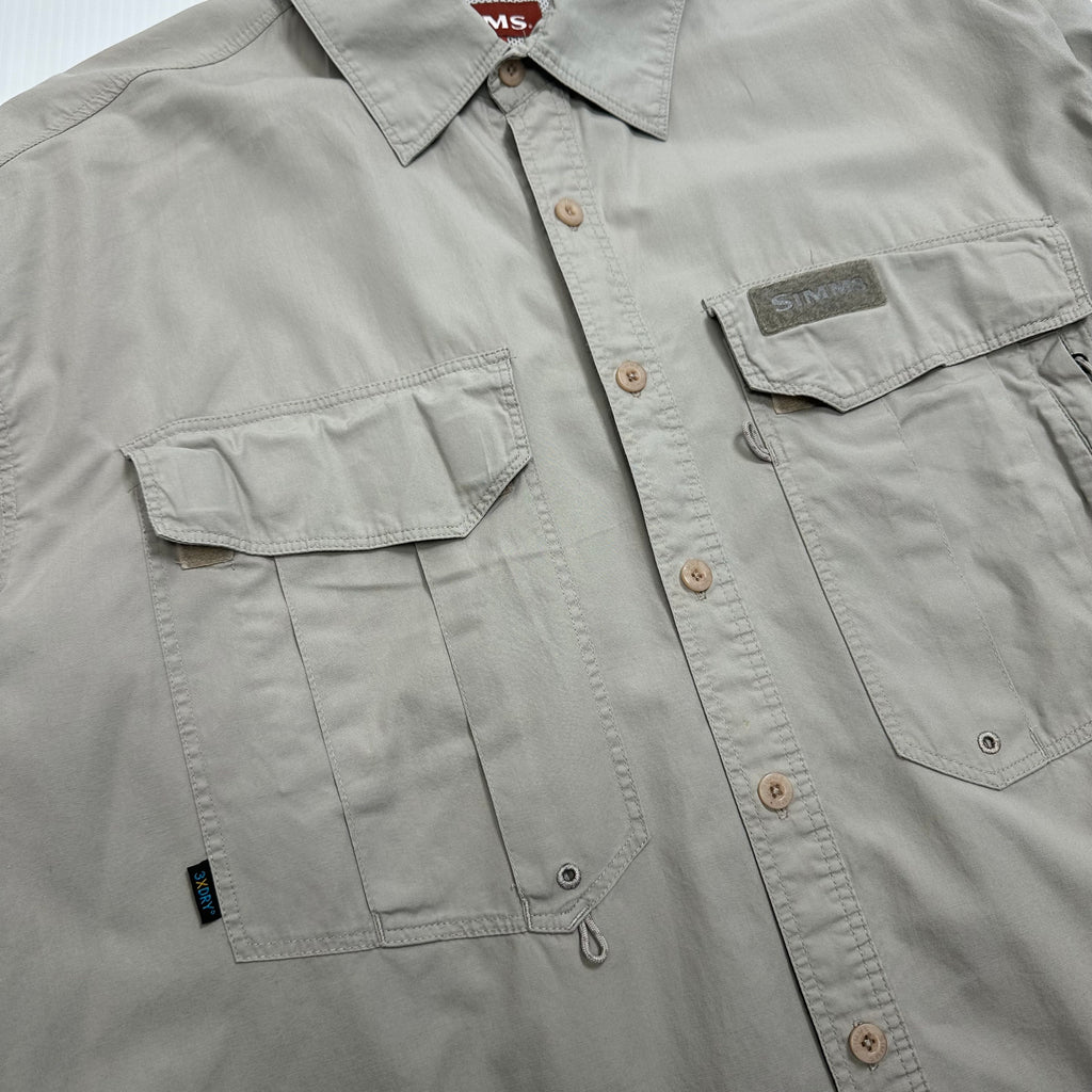 Simms Fishing Gear Tactical Button Up Shirt L