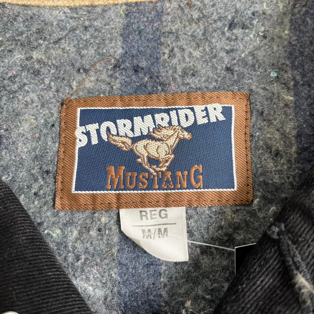 Vintage Stormrider Mustang Blanket Lined Denim Jacket M