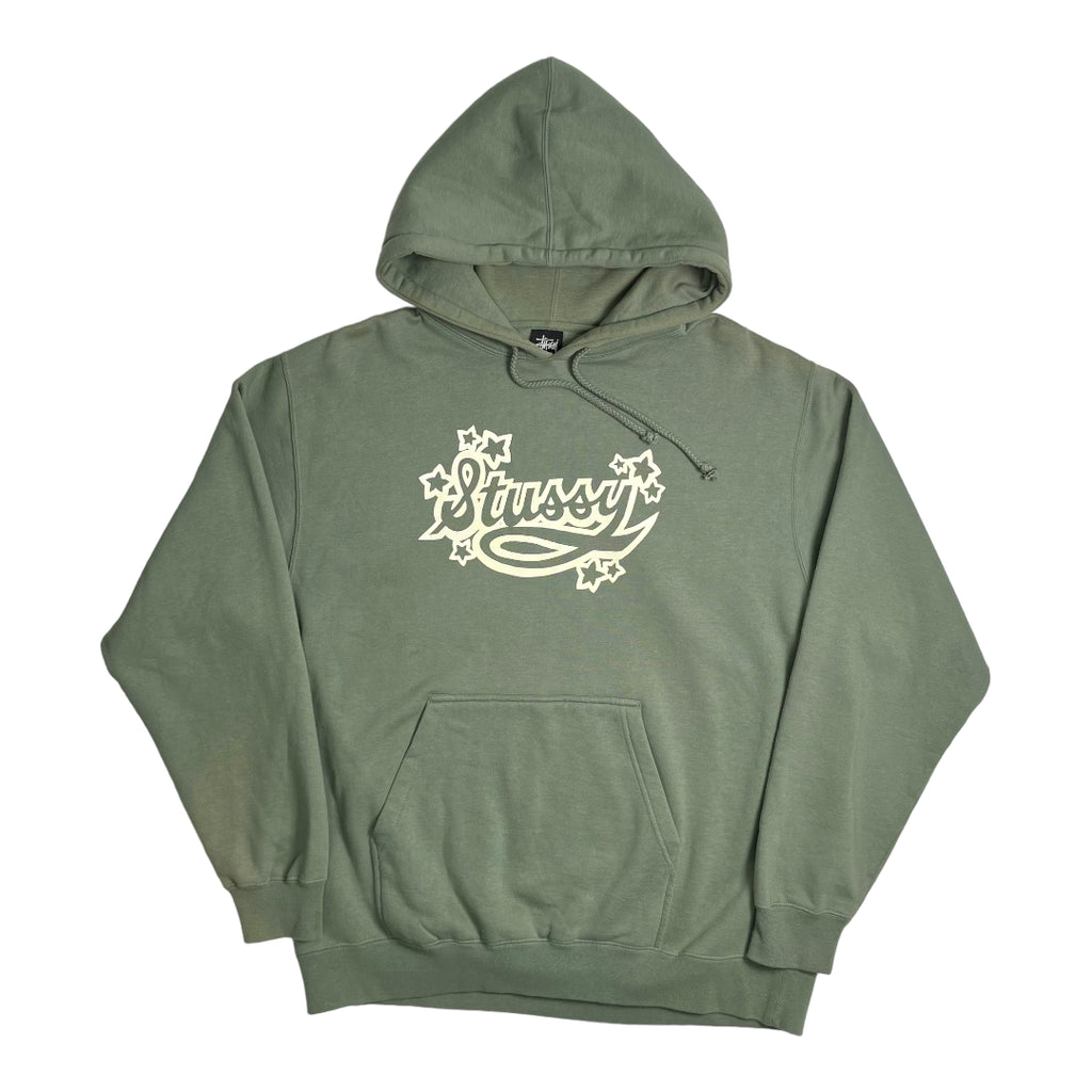 Stussy Star Script Hoodie L