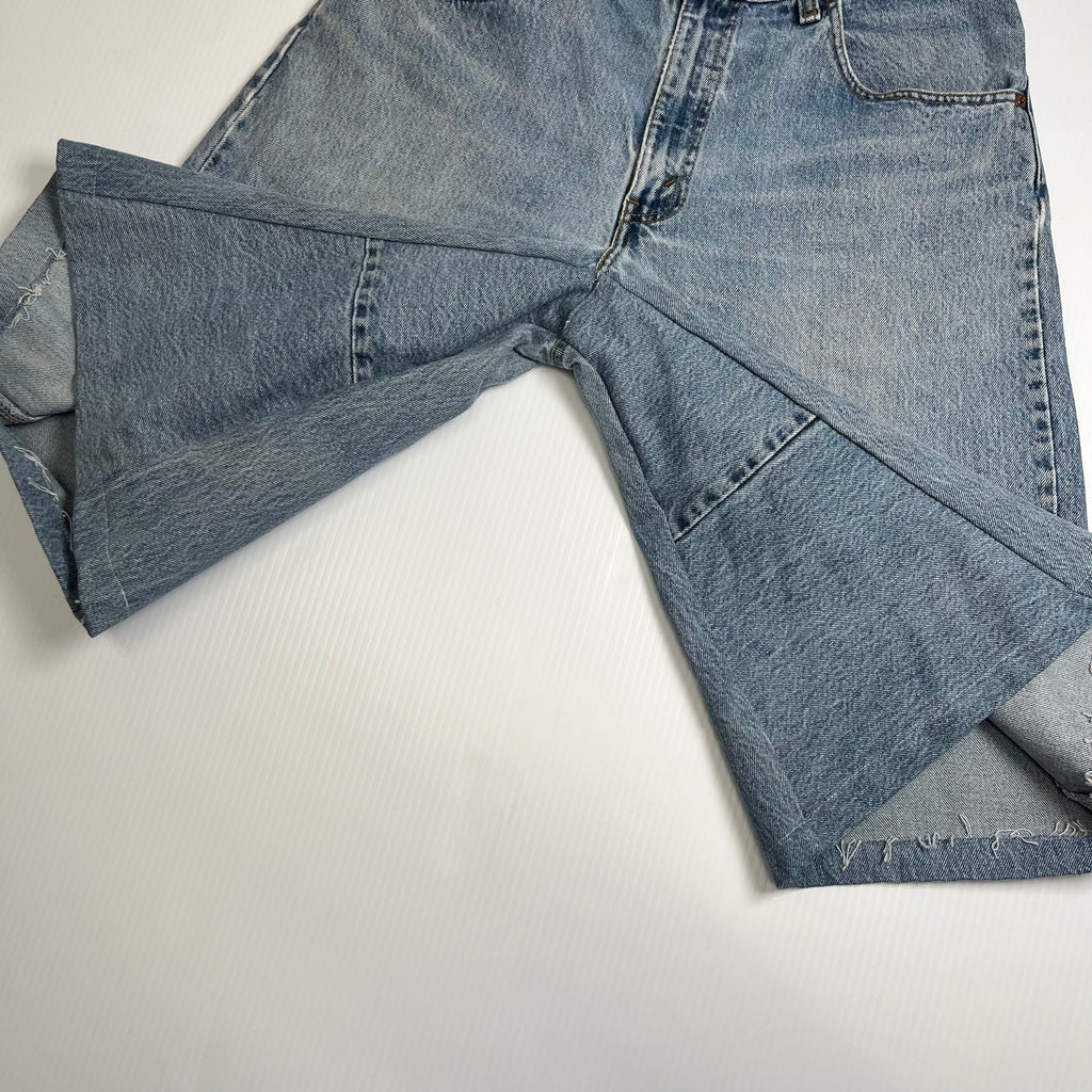 Vintage Levi's Custom Rework Baggy Denim Shorts 34