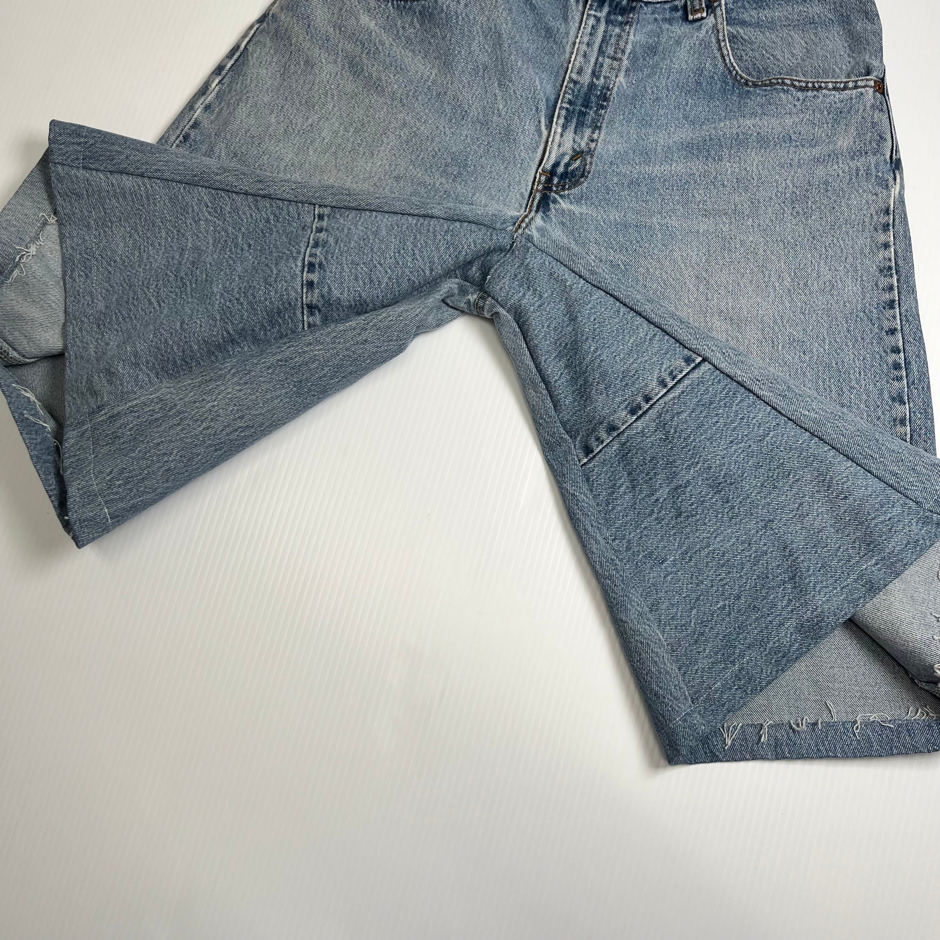 Vintage Levi's Custom Rework Baggy Denim Shorts 34
