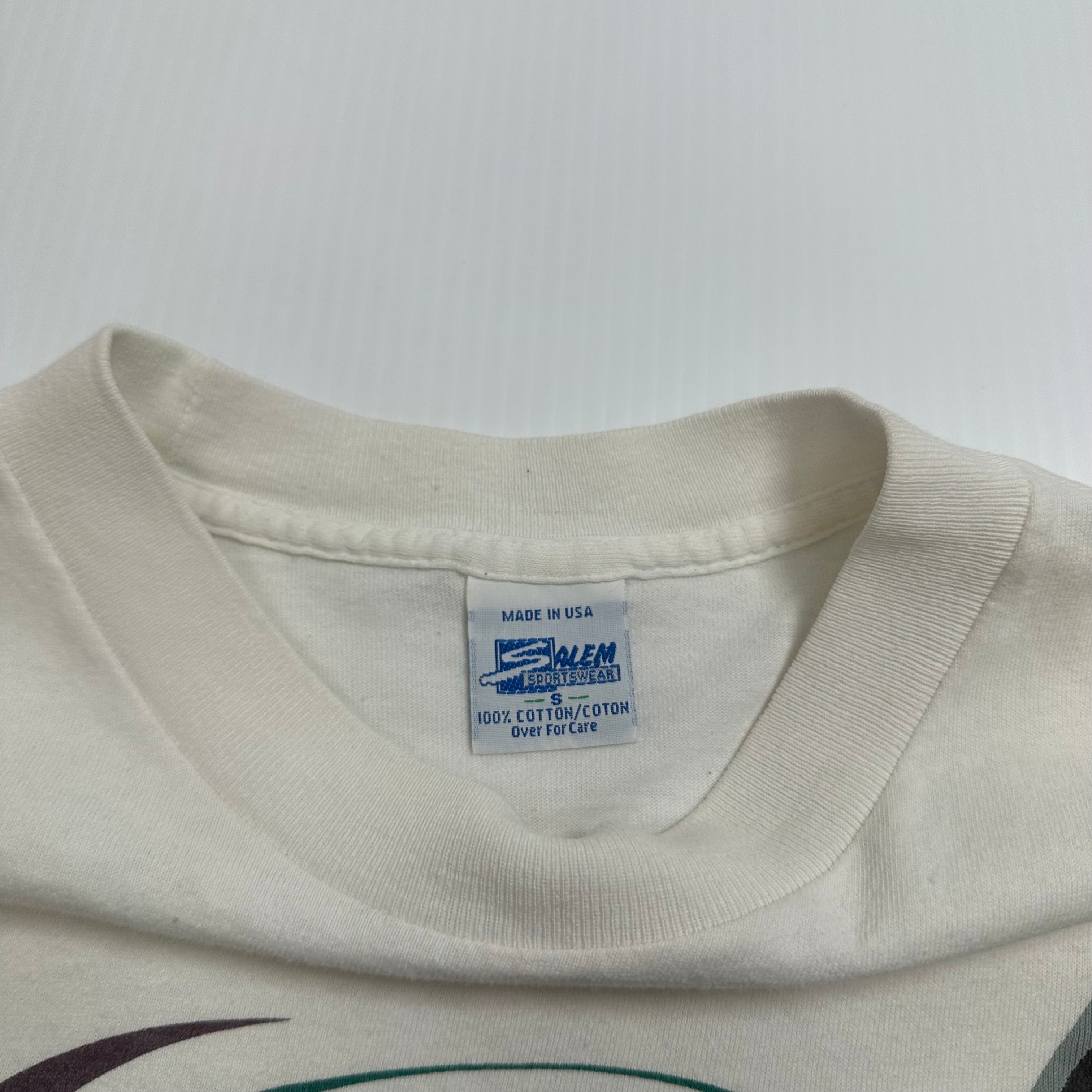 1993 Salem Mighty Ducks of Anaheim NHL Tee S