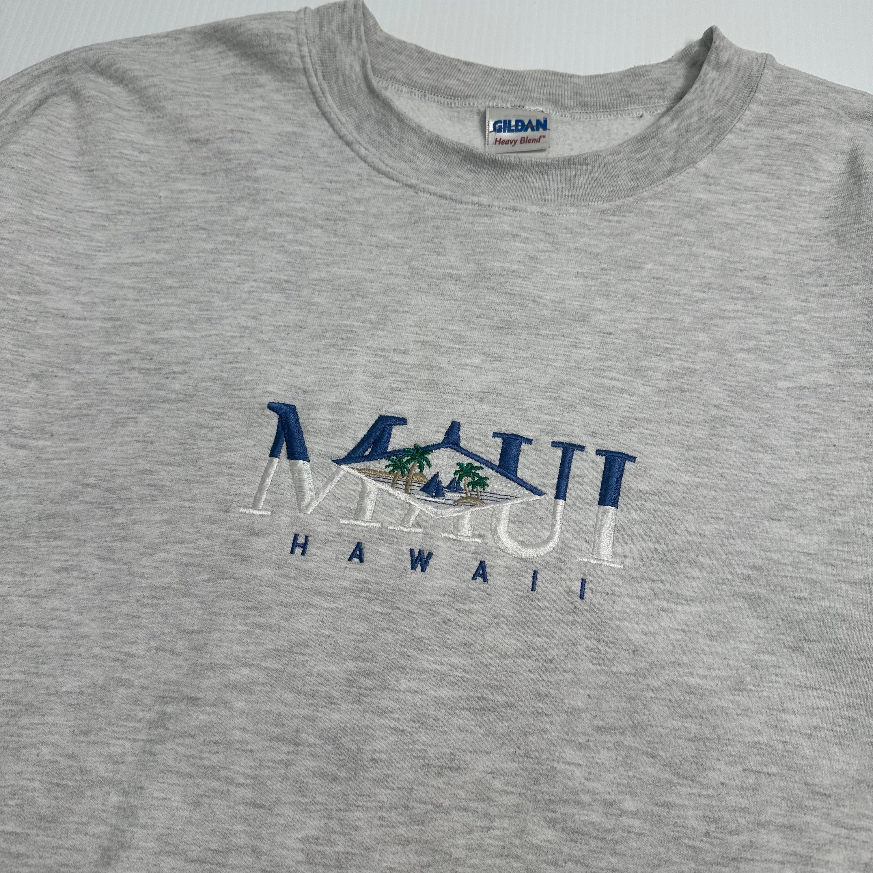 Vintage Maui Hawaii Embroidered Crewneck XXL