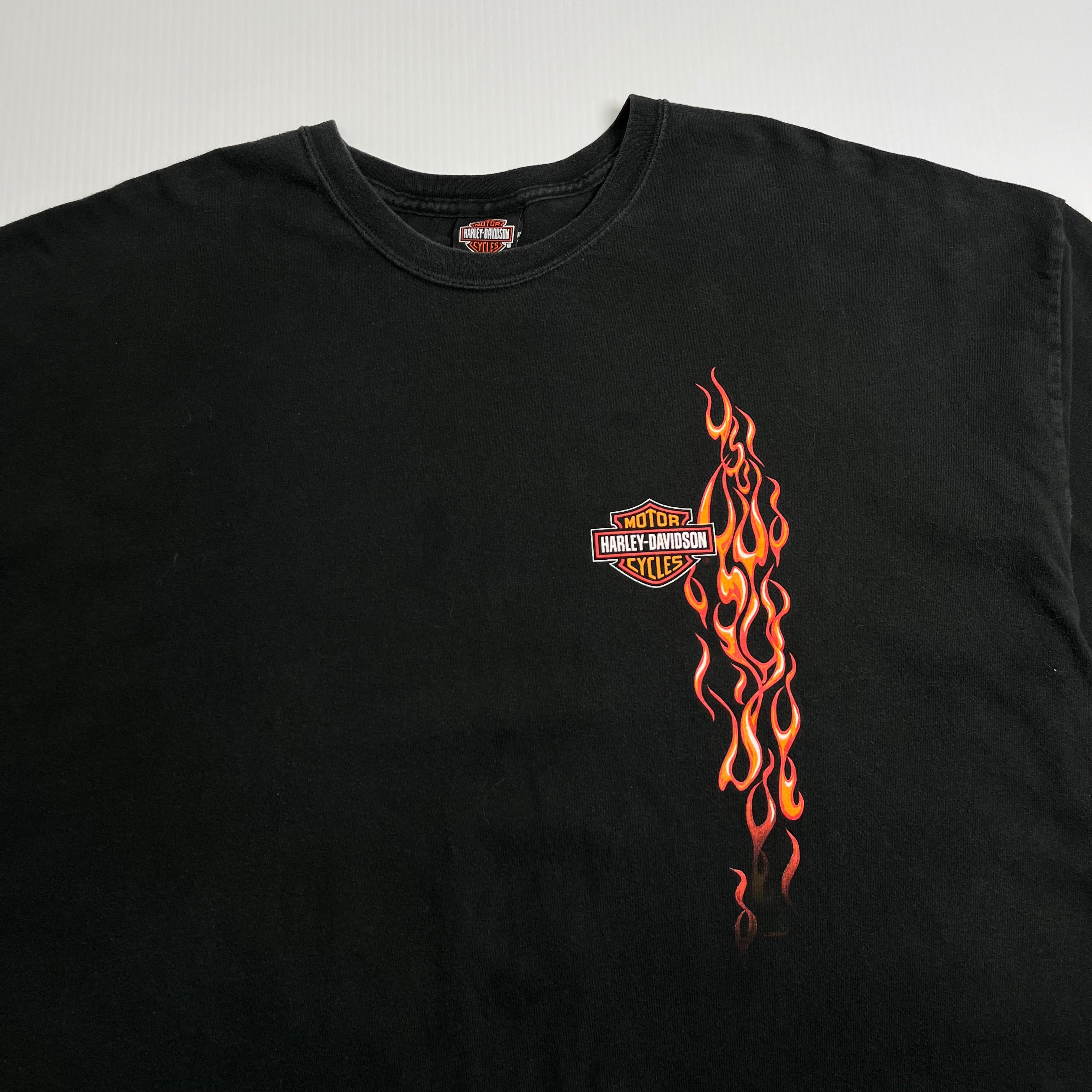2000 Harley Davidson San Francisco Flames Tee XXXL