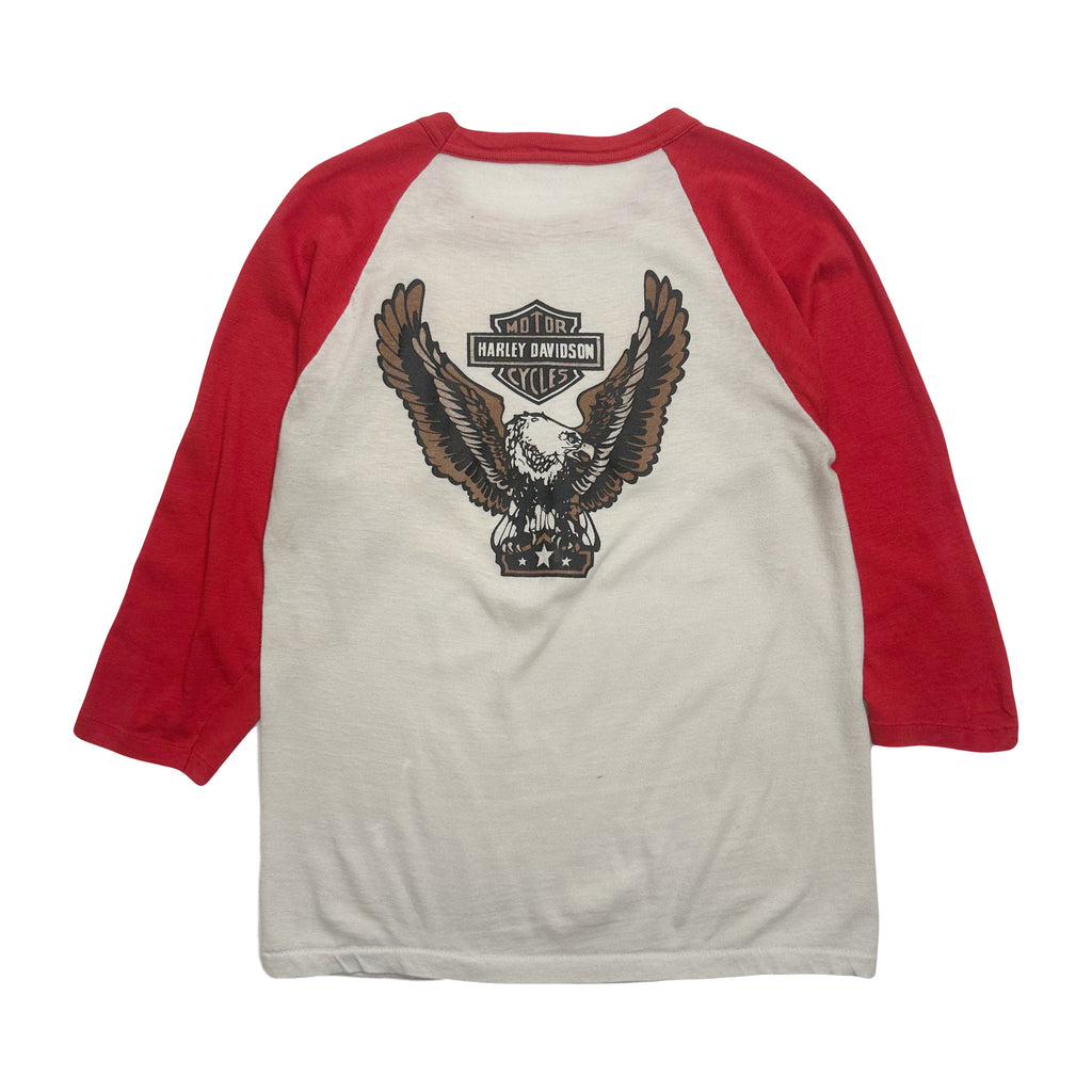 Vintage Harley Davidson Raglan Shirt M