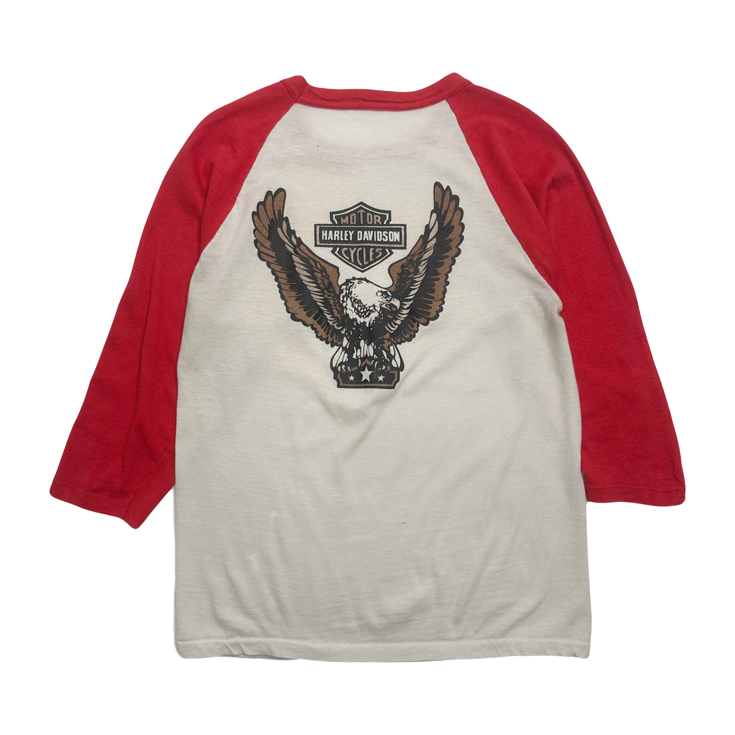 Vintage Harley Davidson Raglan Shirt M