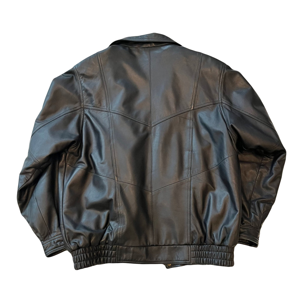 Vintage Boutique Of Leathers Full Zip Bomber Jacket XL
