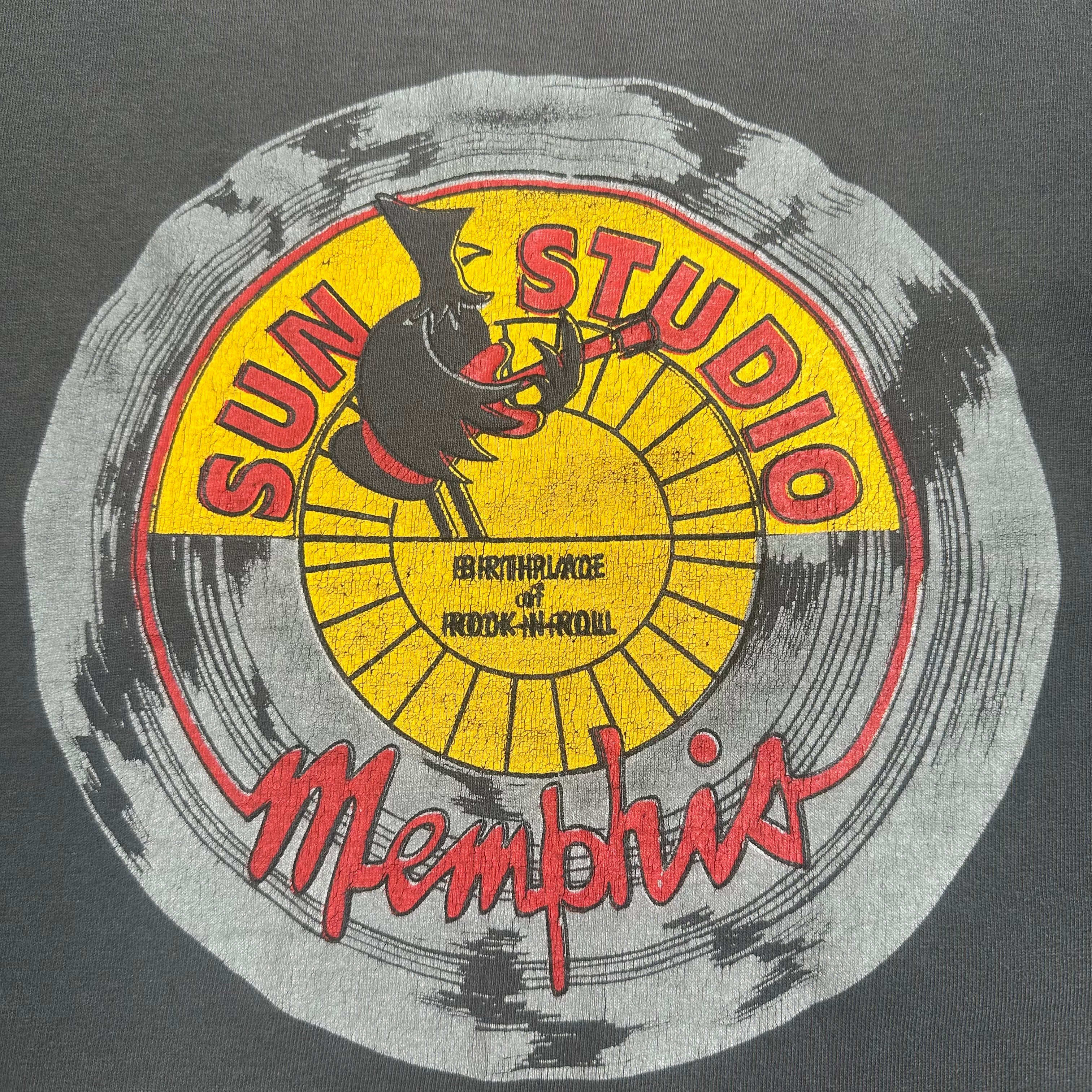 90s Sun Studio Memphis Rock-N-Roll Graphic Tee M