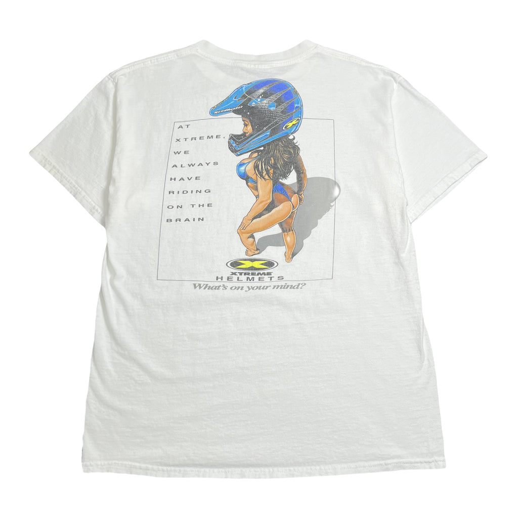 Vintage Xtreme Helmets What's On Your Mind Tee L