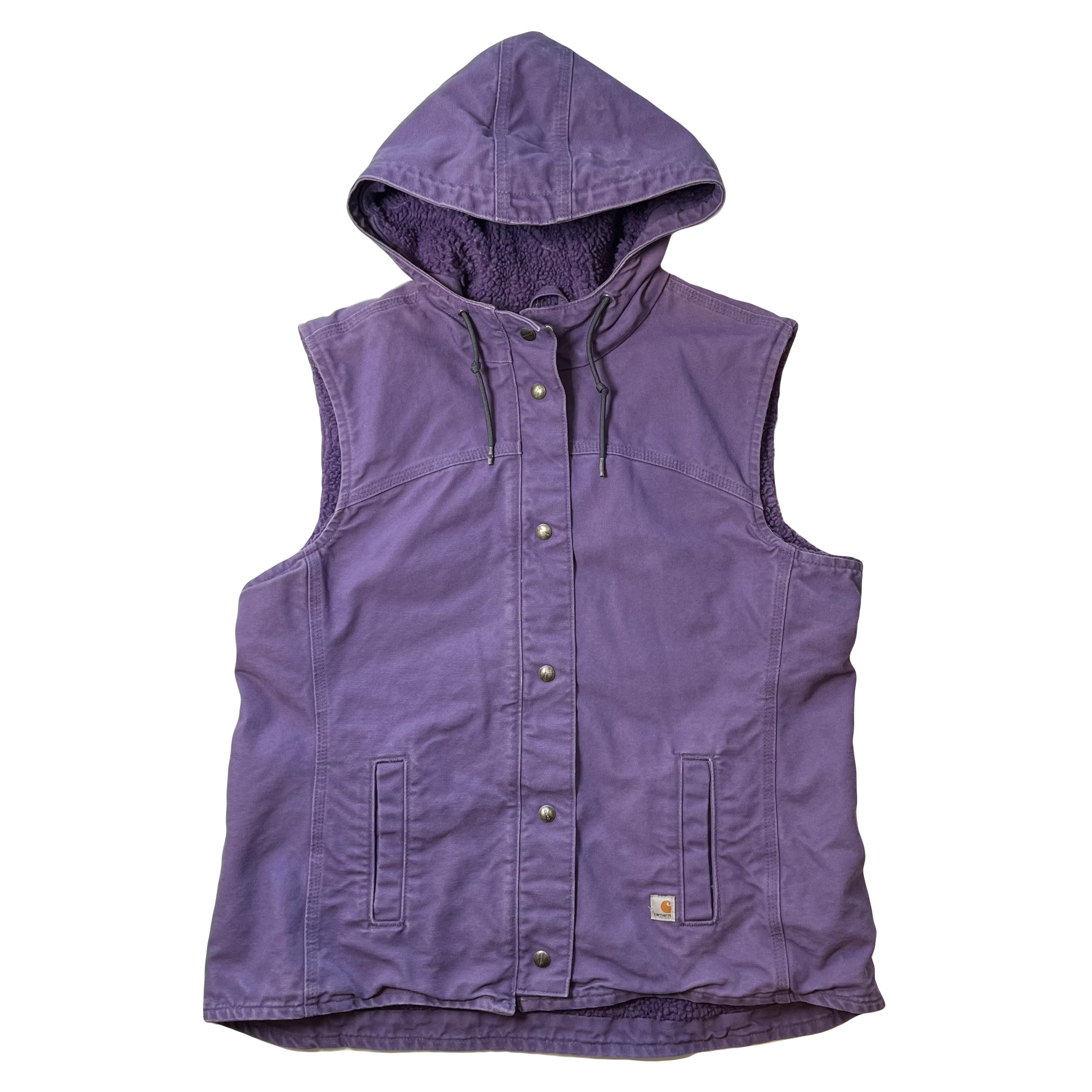 Carhartt Sherpa Lined Hooded Vest Women's XL