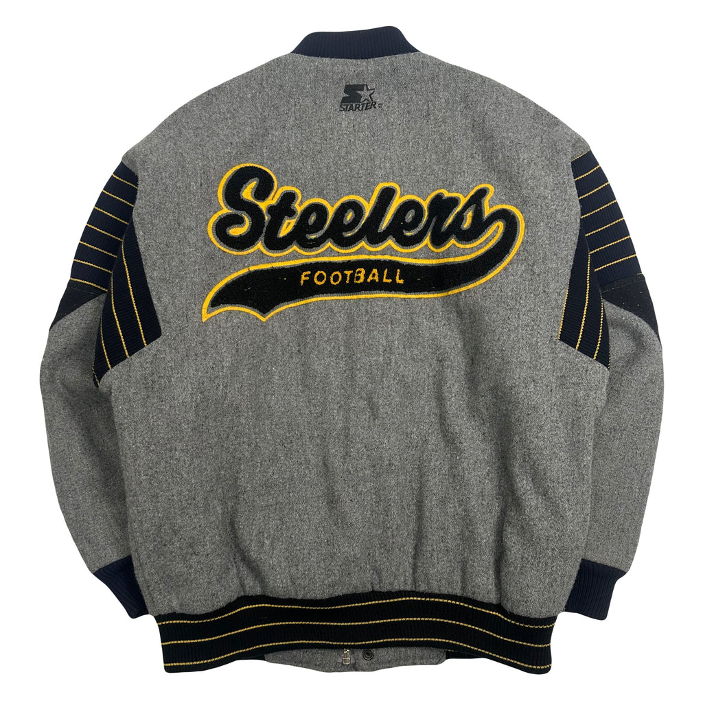 Vintage Starter Pittsburgh Steelers Wool Varsity Jacket M