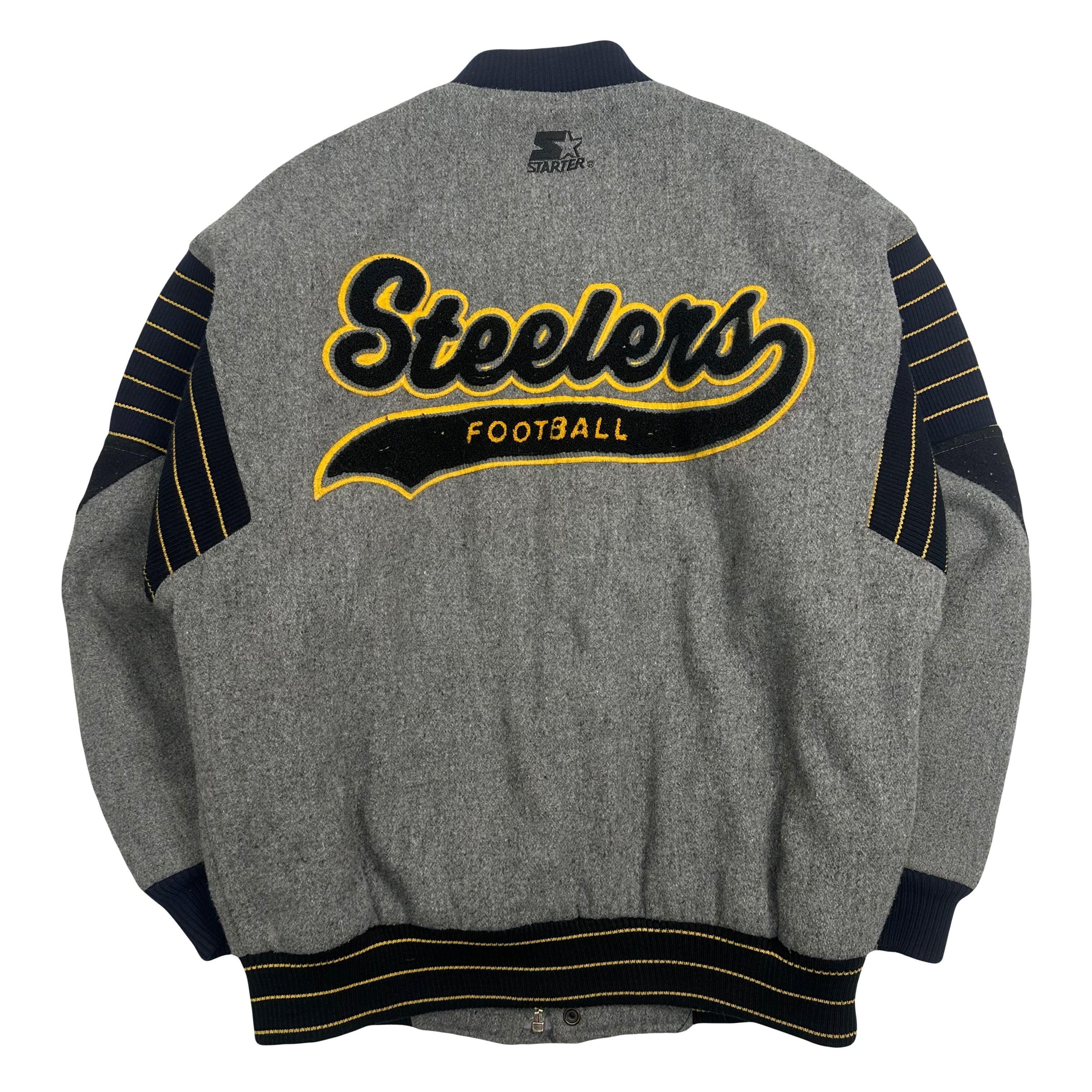 Vintage Starter Pittsburgh Steelers Wool Varsity Jacket M