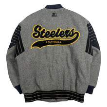 Load image into Gallery viewer, Vintage Starter Pittsburgh Steelers Wool Varsity Jacket M
