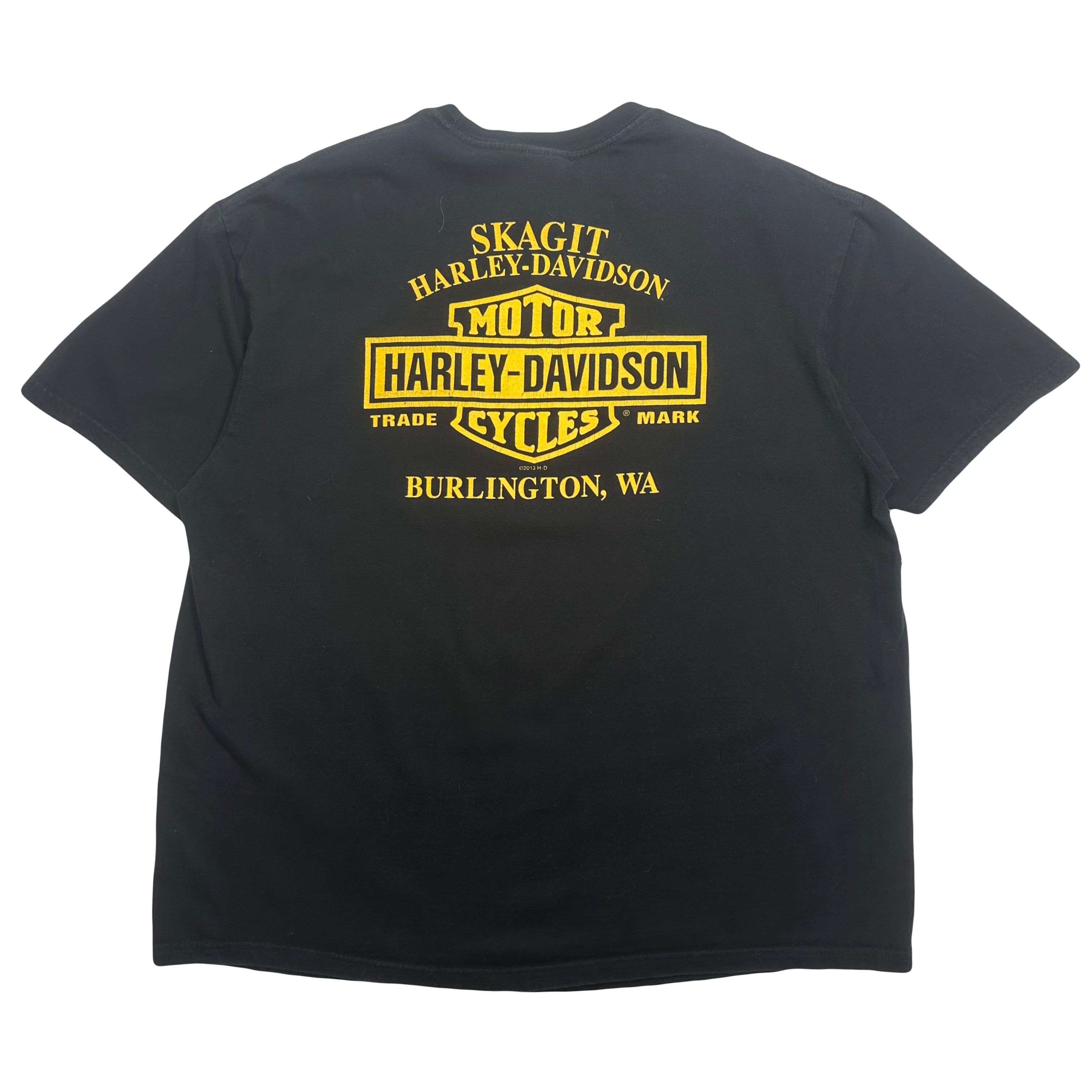 Harley Davidson Skagit Burlington WA Graphic Tee XXL