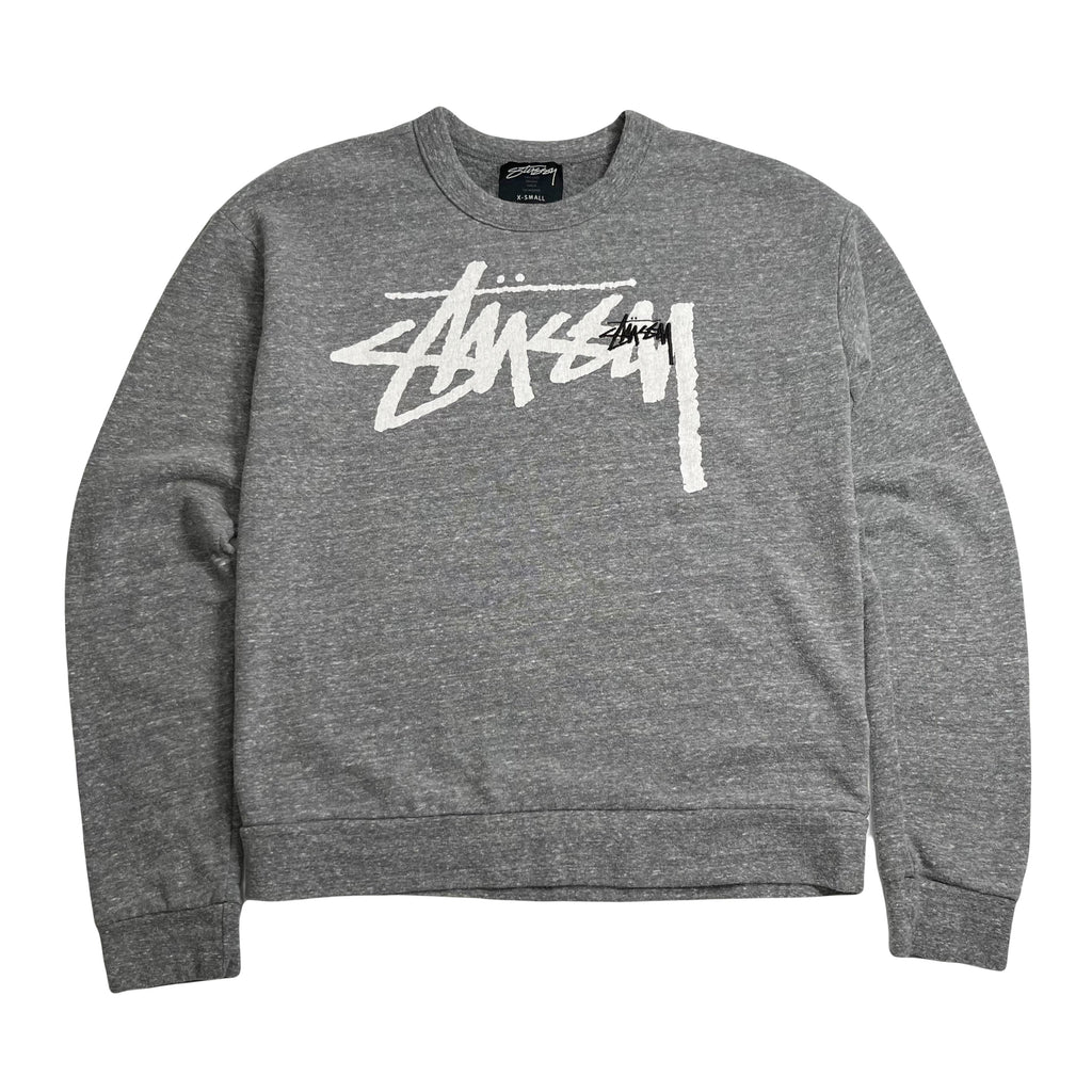 Stussy Double Logo Crewneck XS