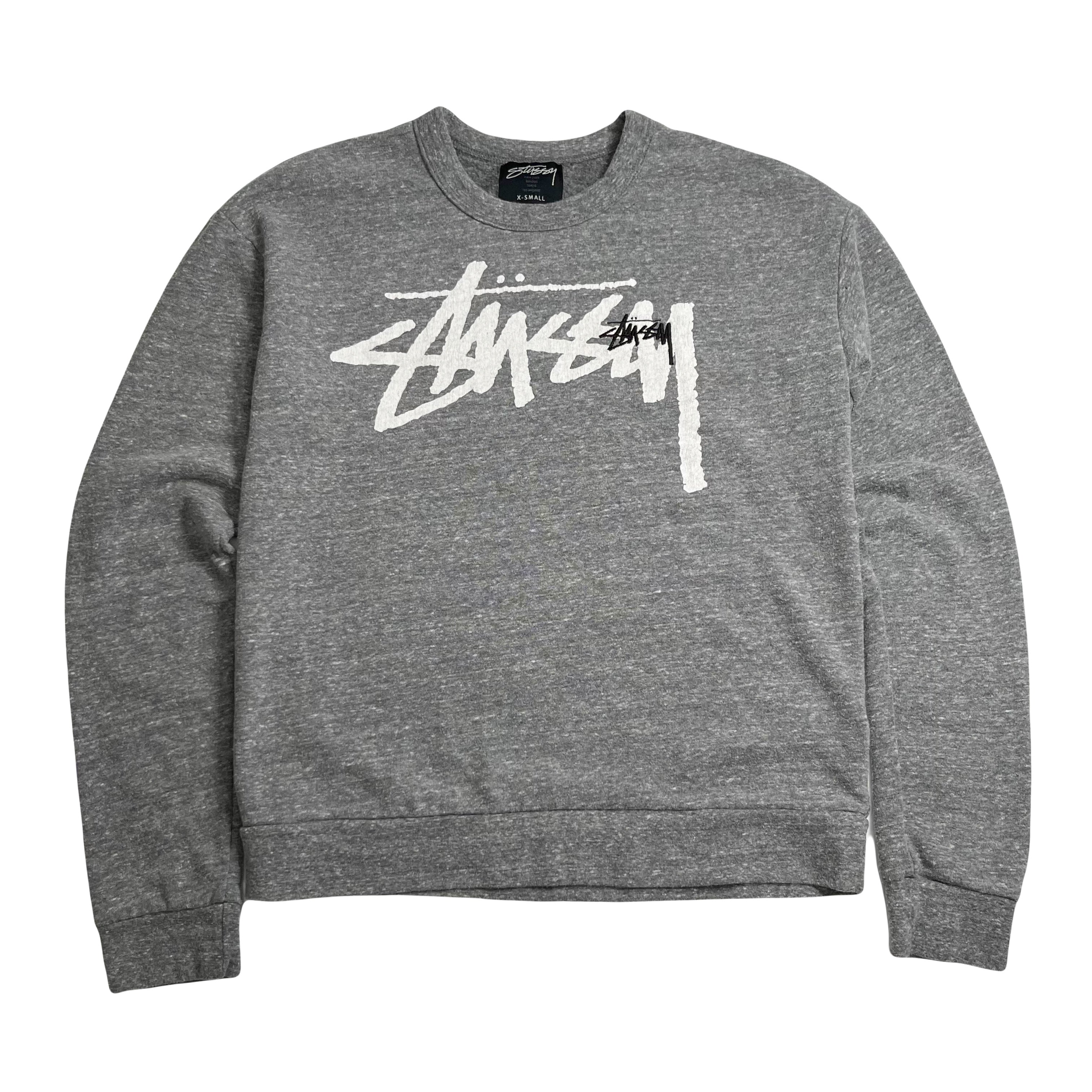 Stussy Double Logo Crewneck XS