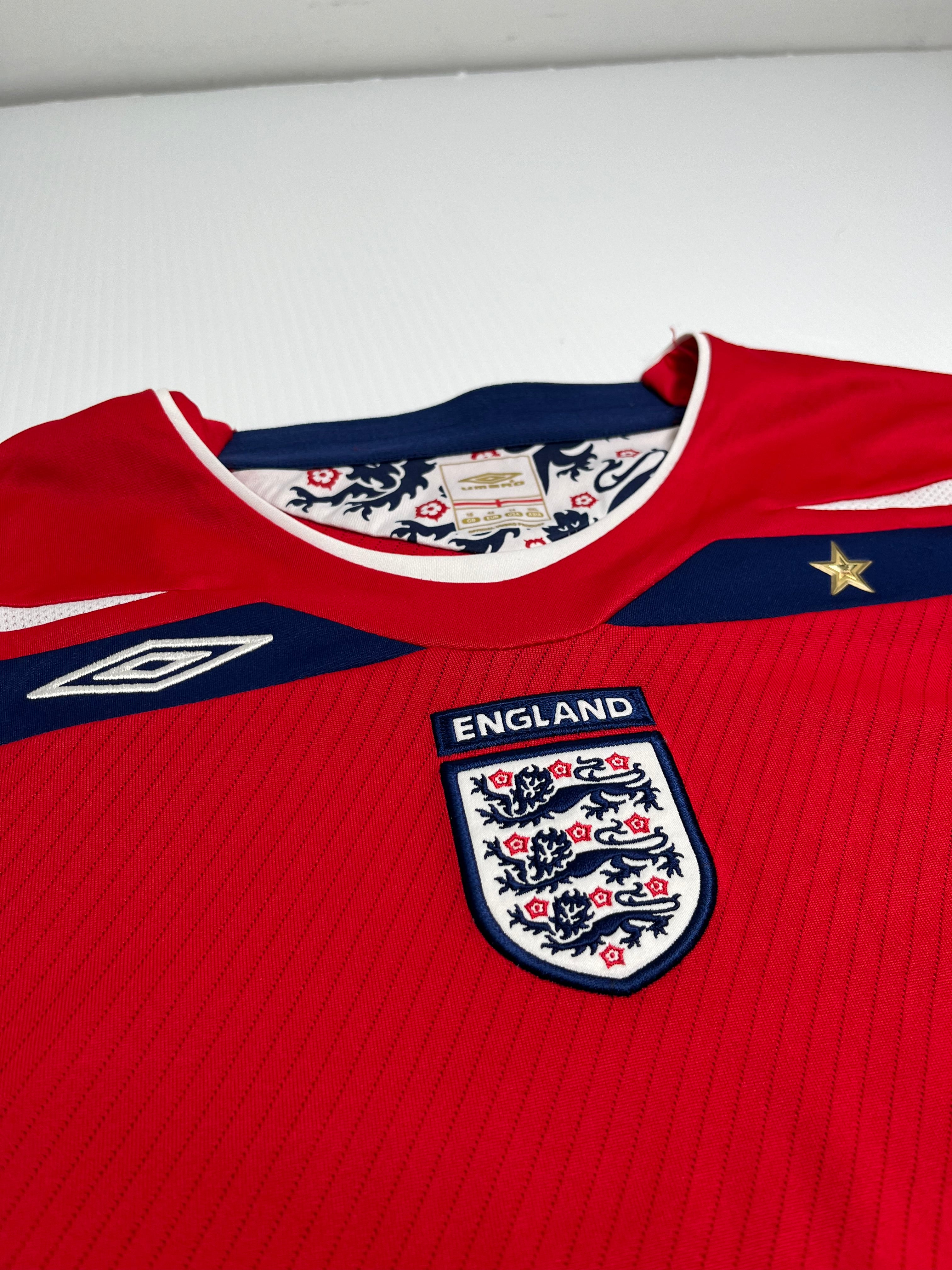 2008 England Umbro Away Jersey XL