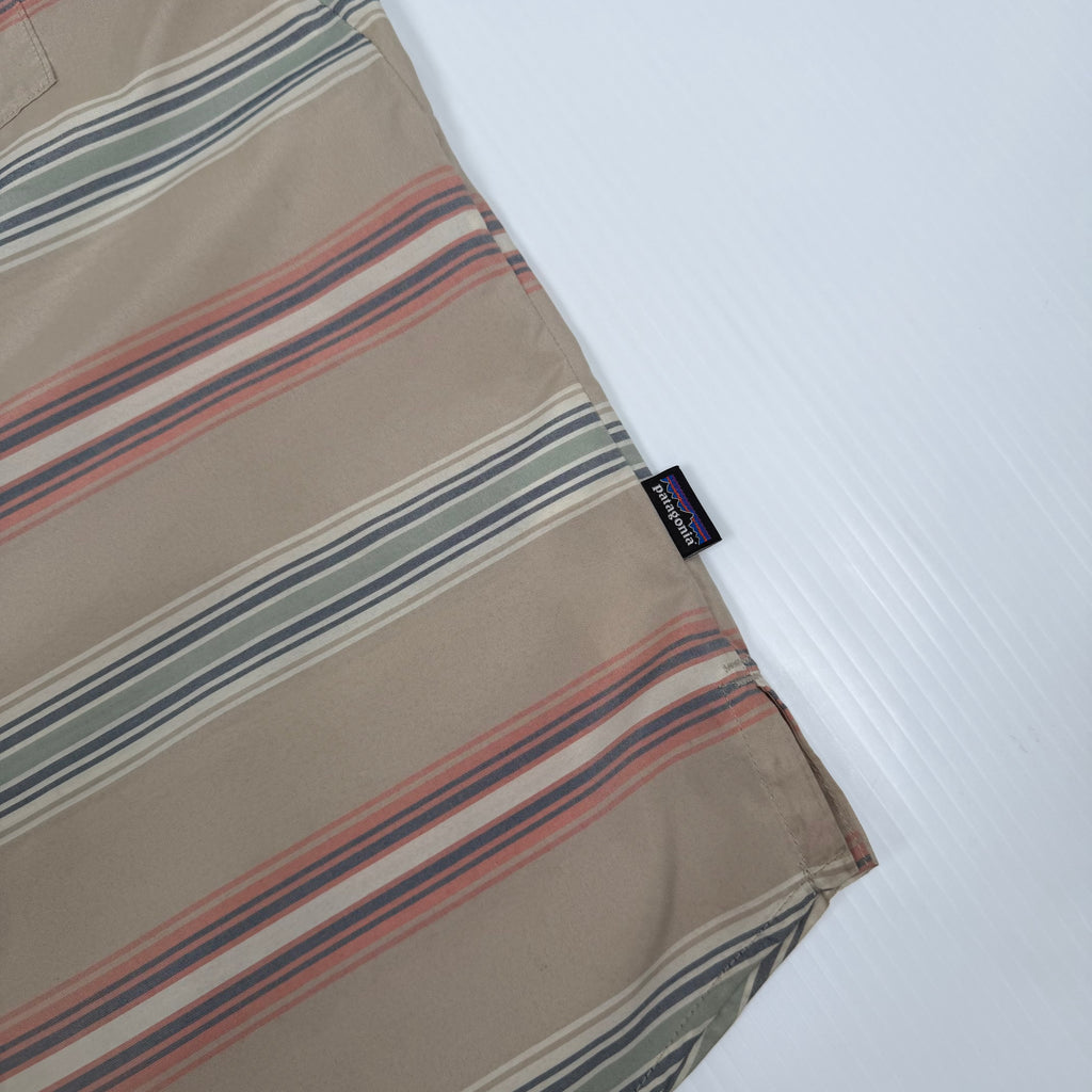 Patagonia Stripe Short Sleeve Button Up Shirt S