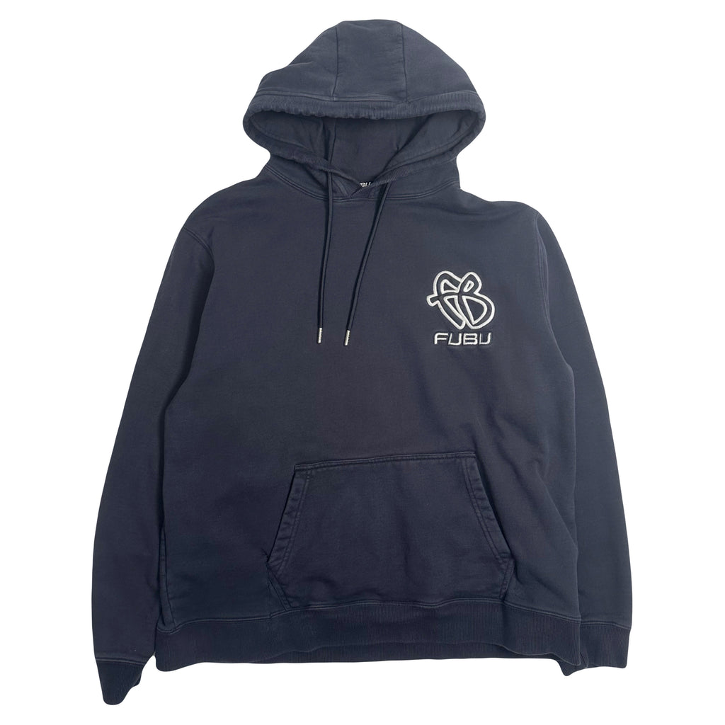 Y2K Fubu Logo Hoodie L