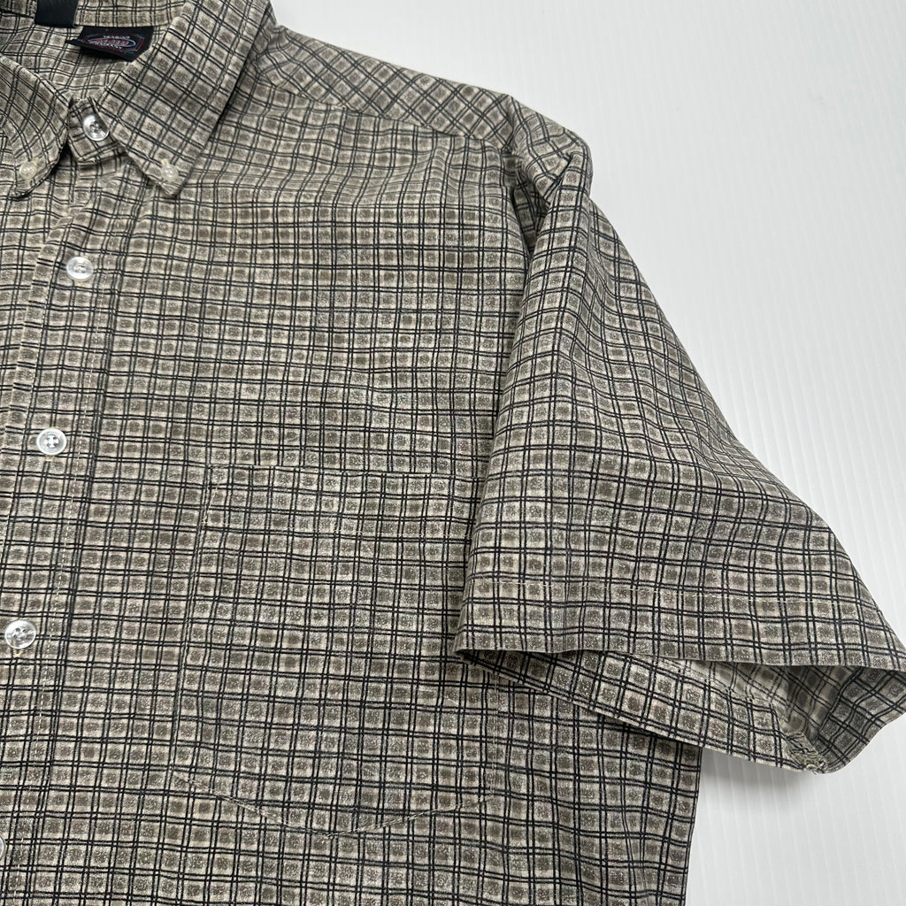 Vintage Maui Trading Company Plaid Short Sleeve Button Up XL