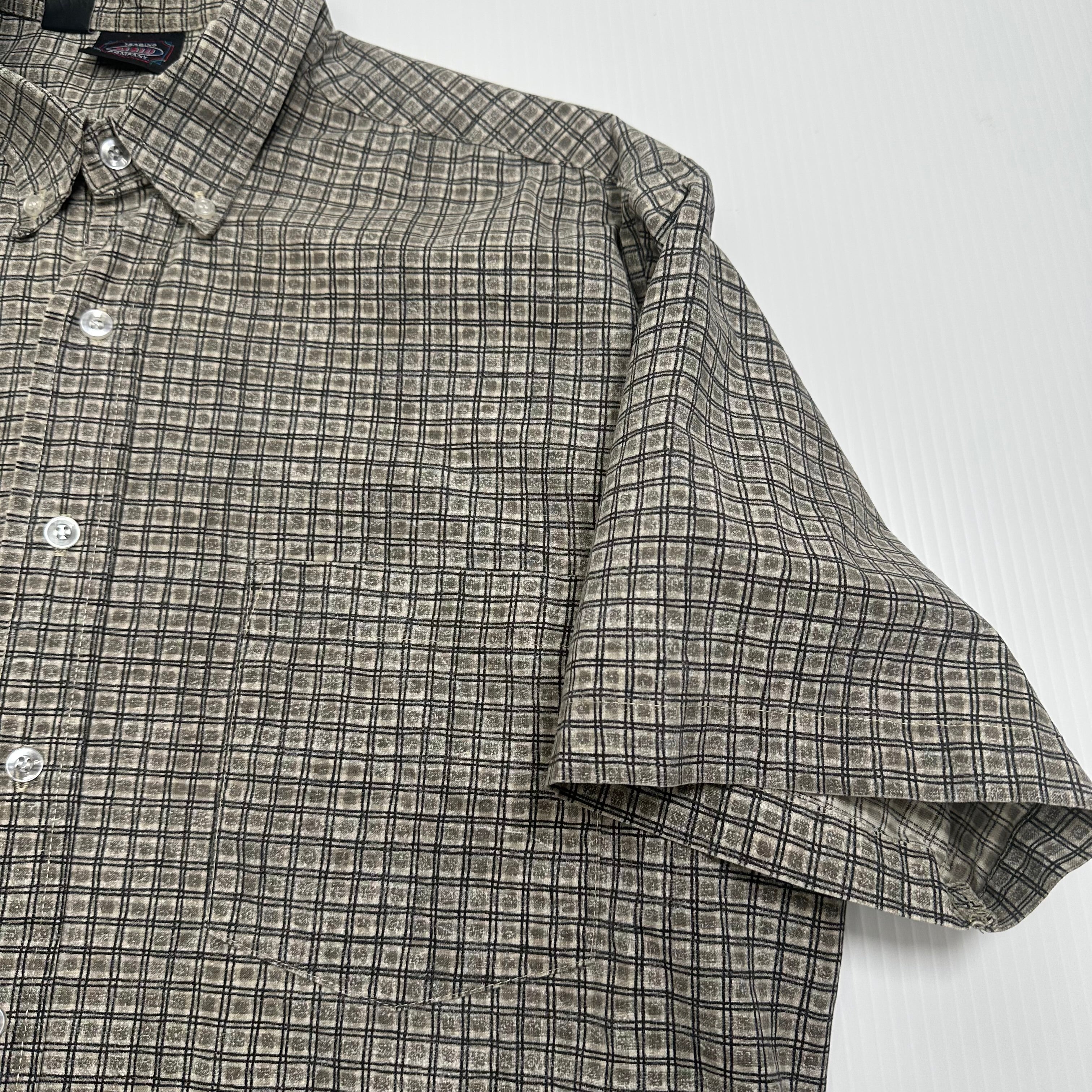 Vintage Maui Trading Company Plaid Short Sleeve Button Up XL