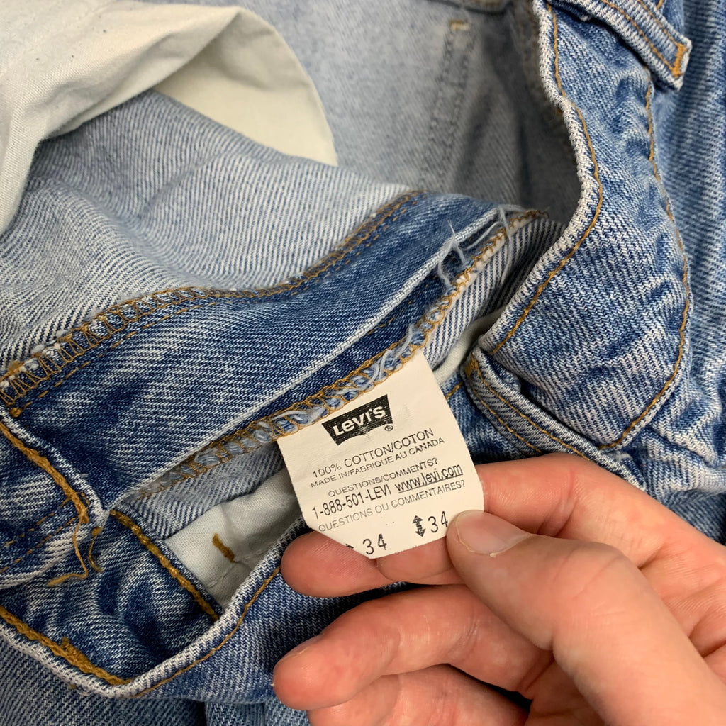 Vintage Light Wash Levi’s Orange Tab 619 33x33.5
