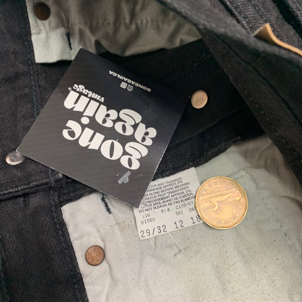 Vintage Black Levi’s 501 29