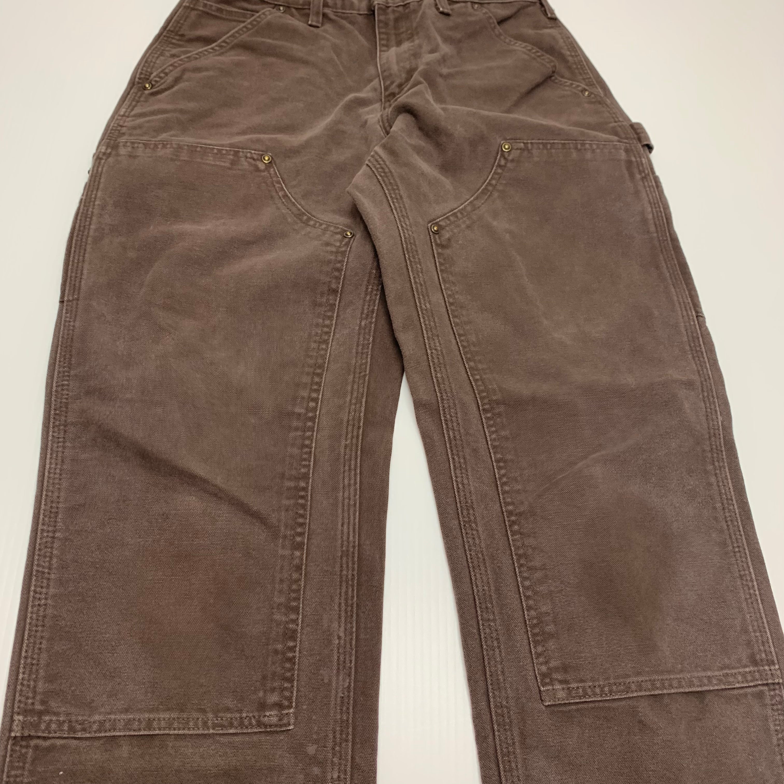 Carhartt Brown Double Knee Denim Size 4 1113
