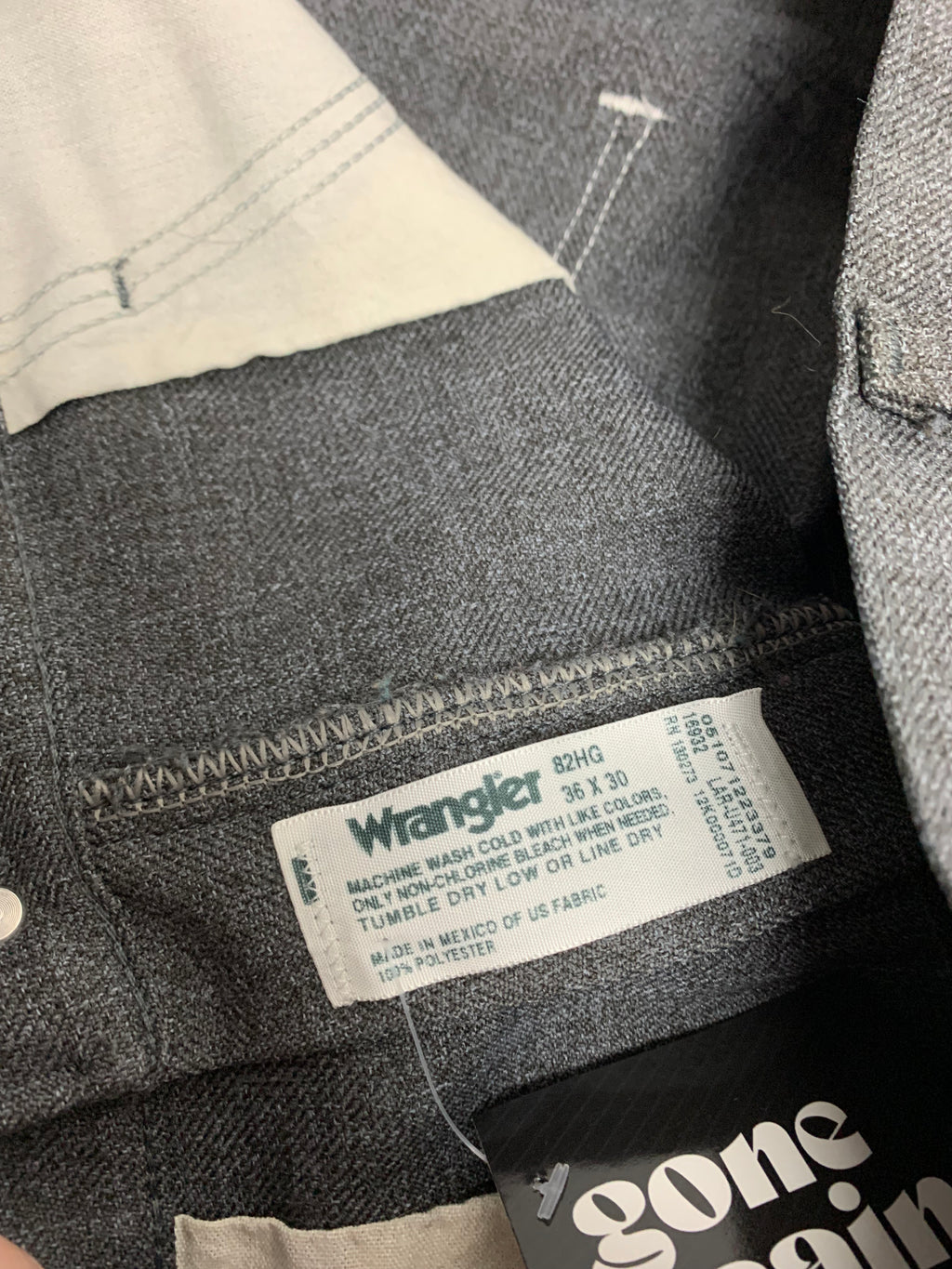 Grey Wrangler Trousers 36