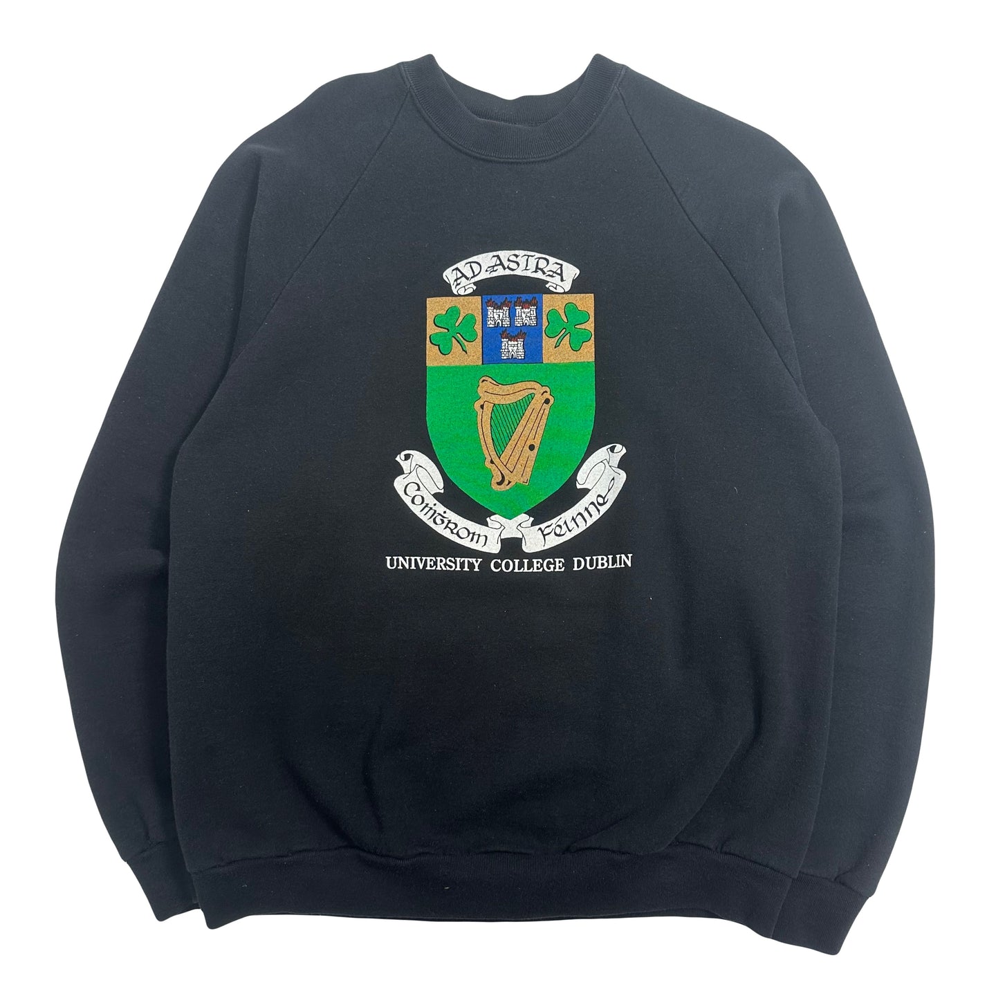 Vintage University College of Dublin Crewneck L