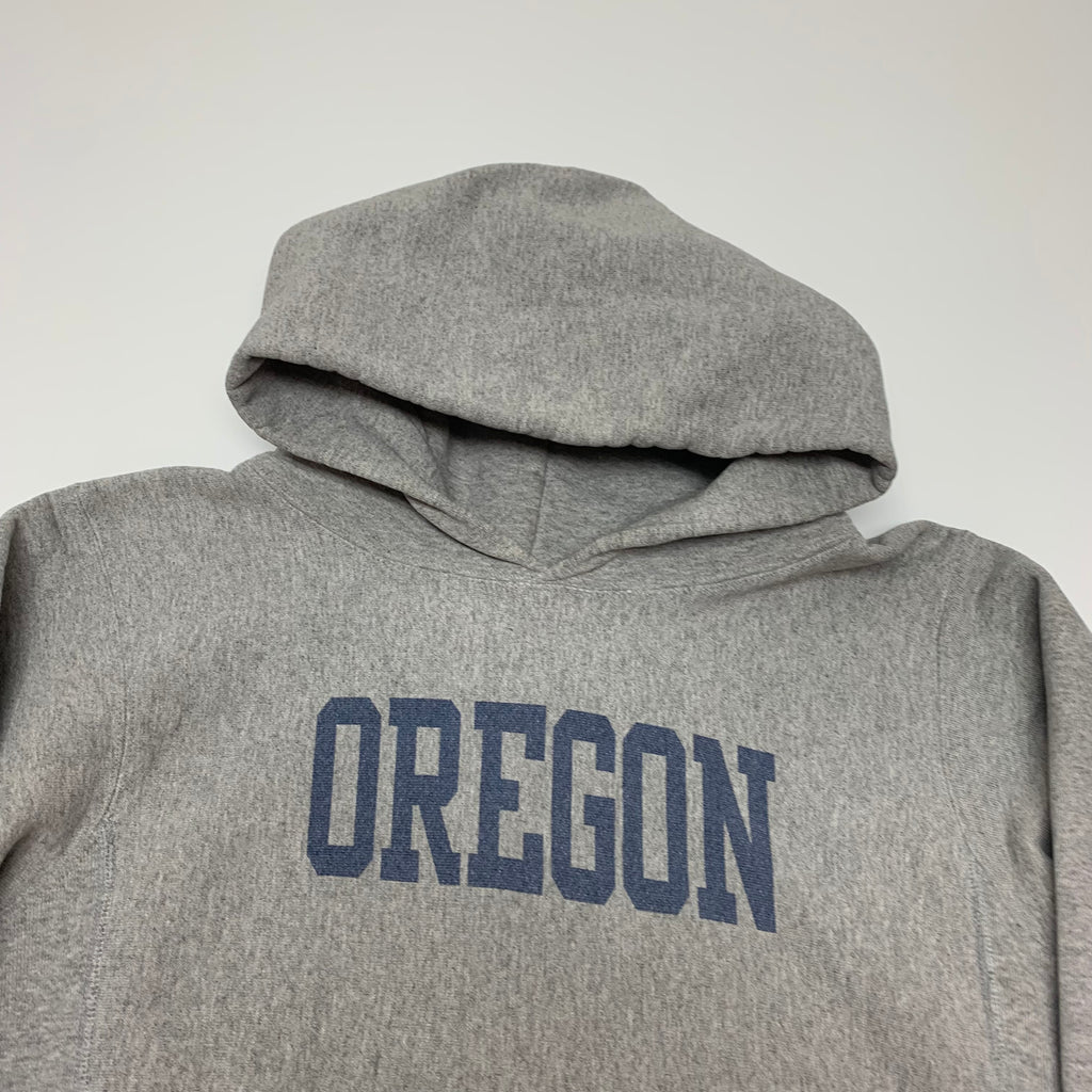 Vintage Oregon Grey Champion Hoodie M