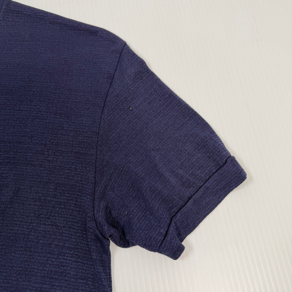 Vintage Blank Thin Henley Shirt S