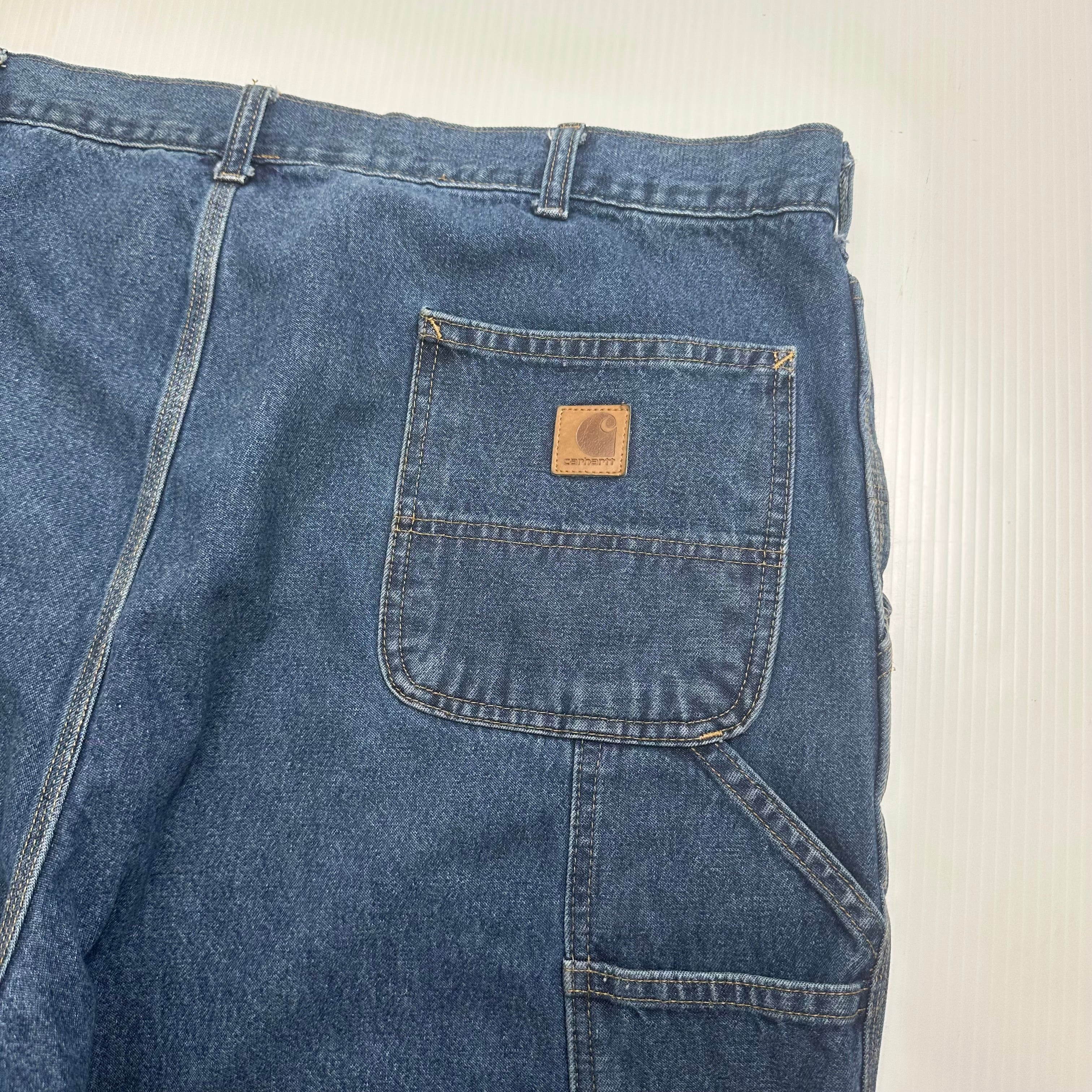 Vintage Carhartt Carpenter Denim Shorts 40