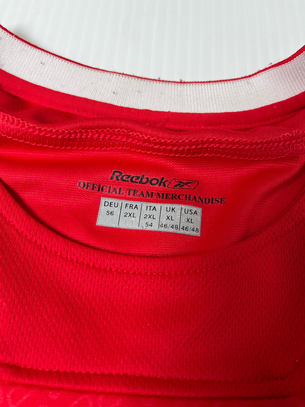 2005-06 Reebok Liverpool Home Kit XXL