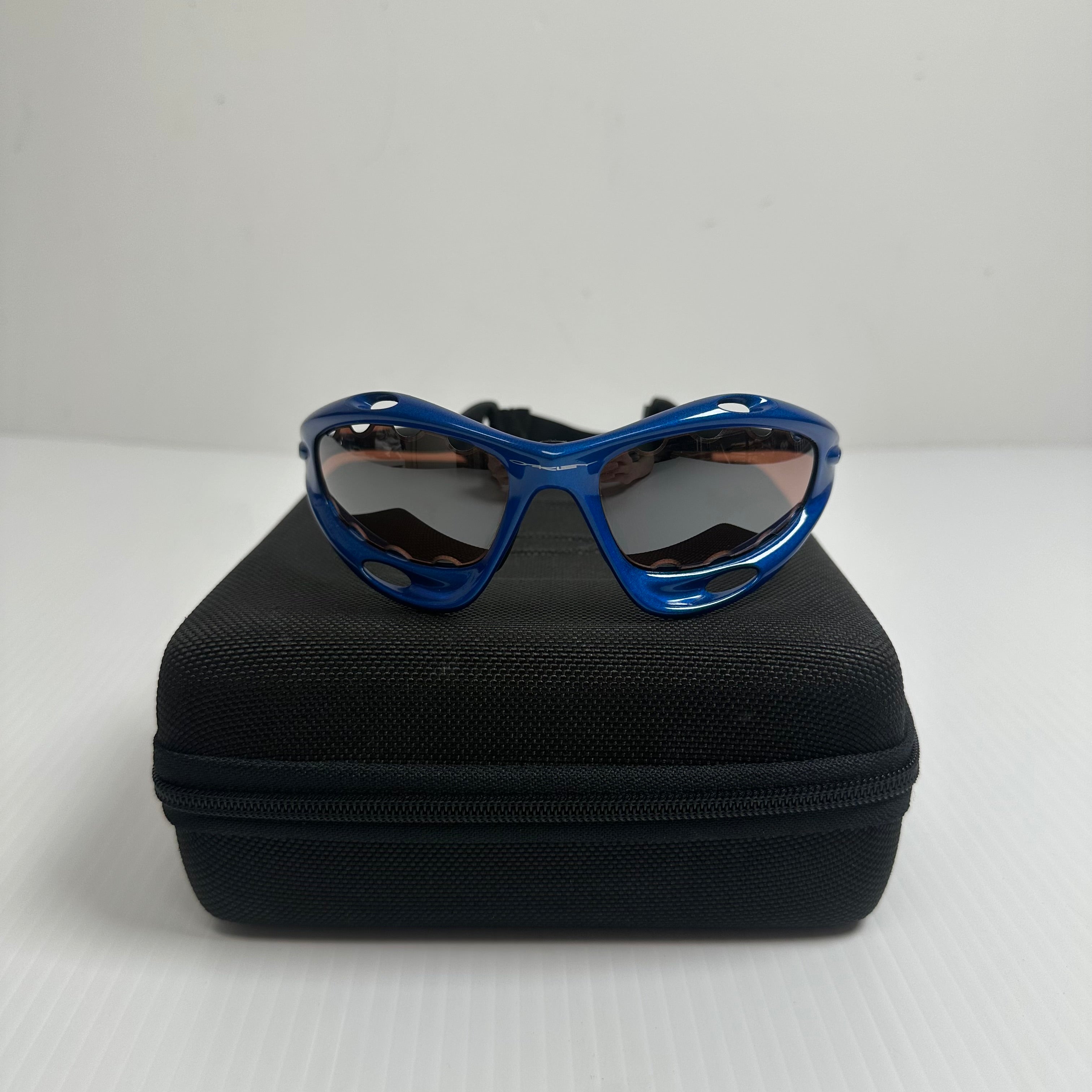 1999 Oakley Water Jacket Vented Sunglasses Blue/VR28 Iridium