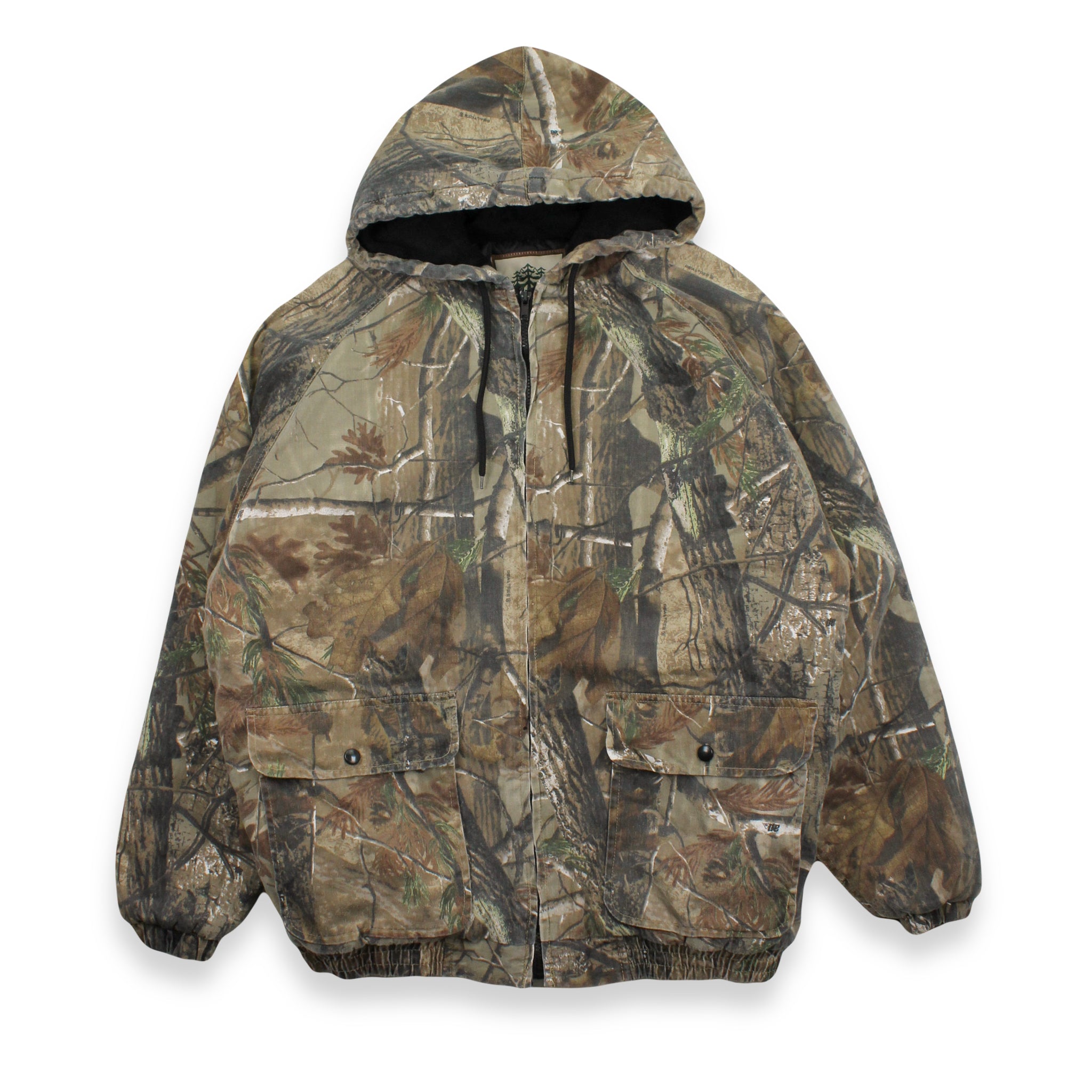 Vintage Tallwoods Real Tree Bomber Jacket XL