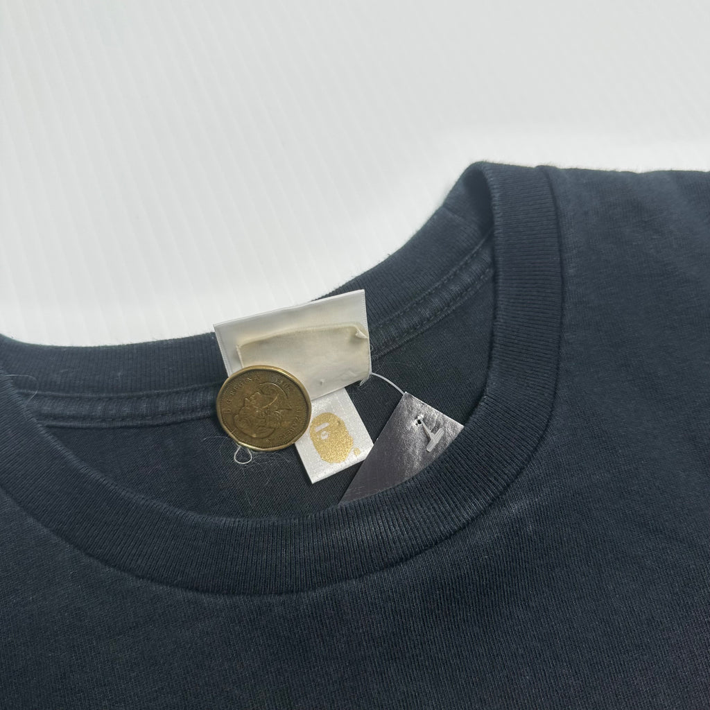 A Bathing Ape Camo Head Bapesta Tee M